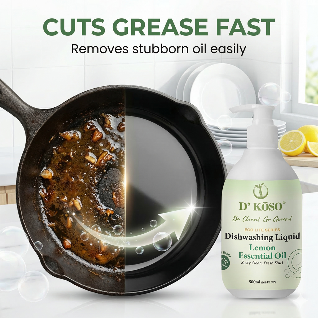 🍽 【DAILY DISH SET】500ml x3 + FREE Shipping