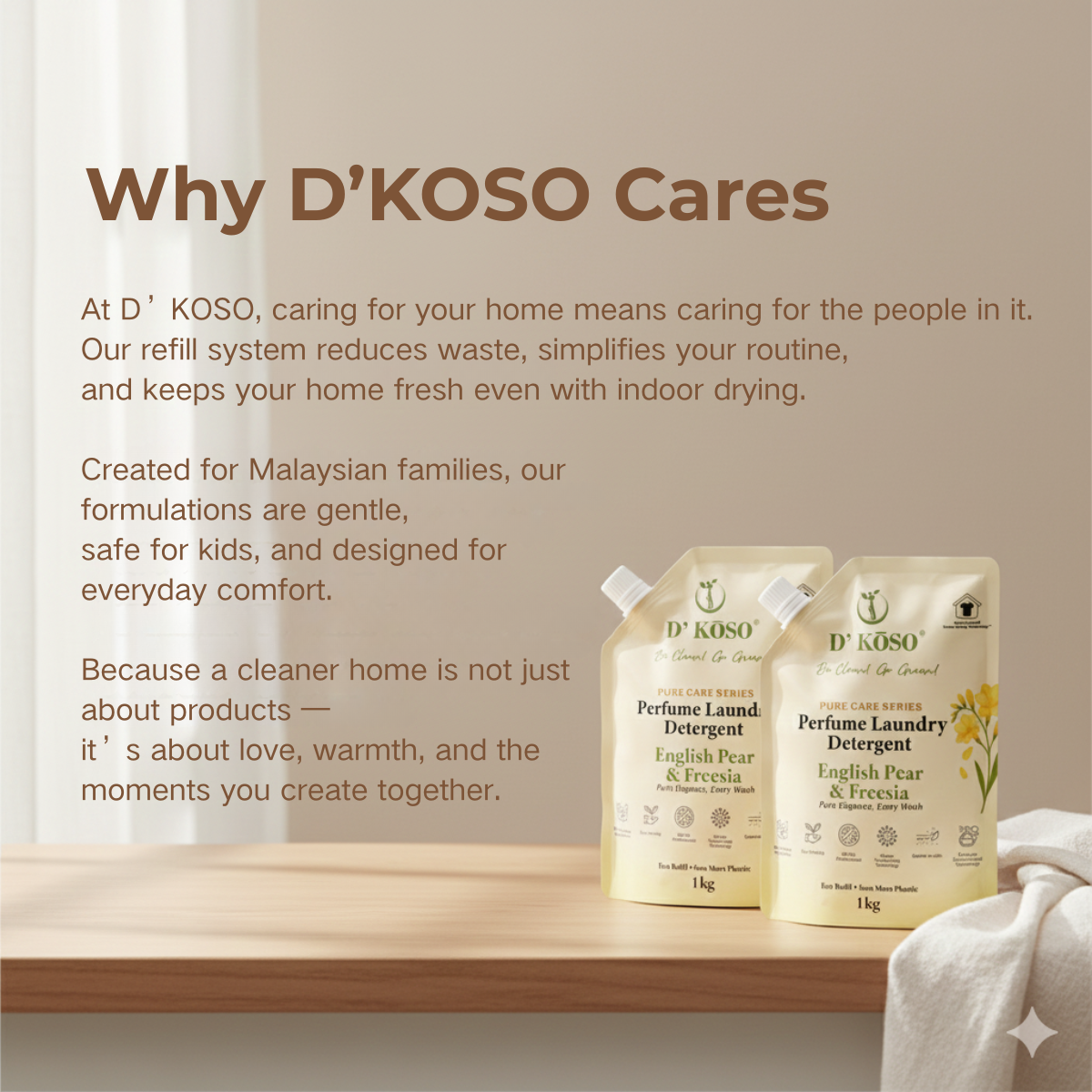 [Silver/ Gold Member Exclusive] D’KOSO Refill Bundle – 1kg × 4