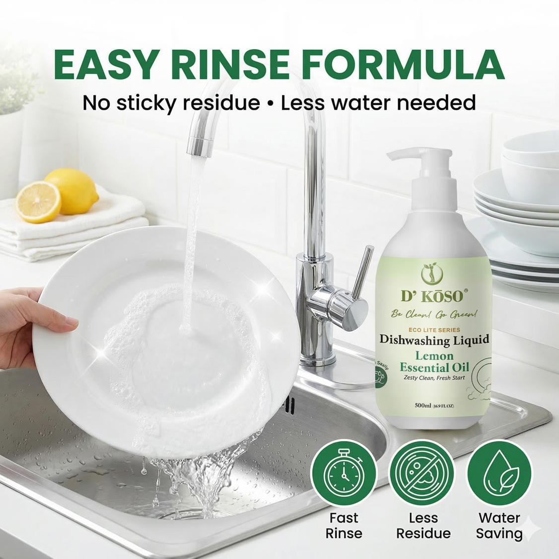 🍽 【DAILY DISH SET】500ml x3 + FREE Shipping