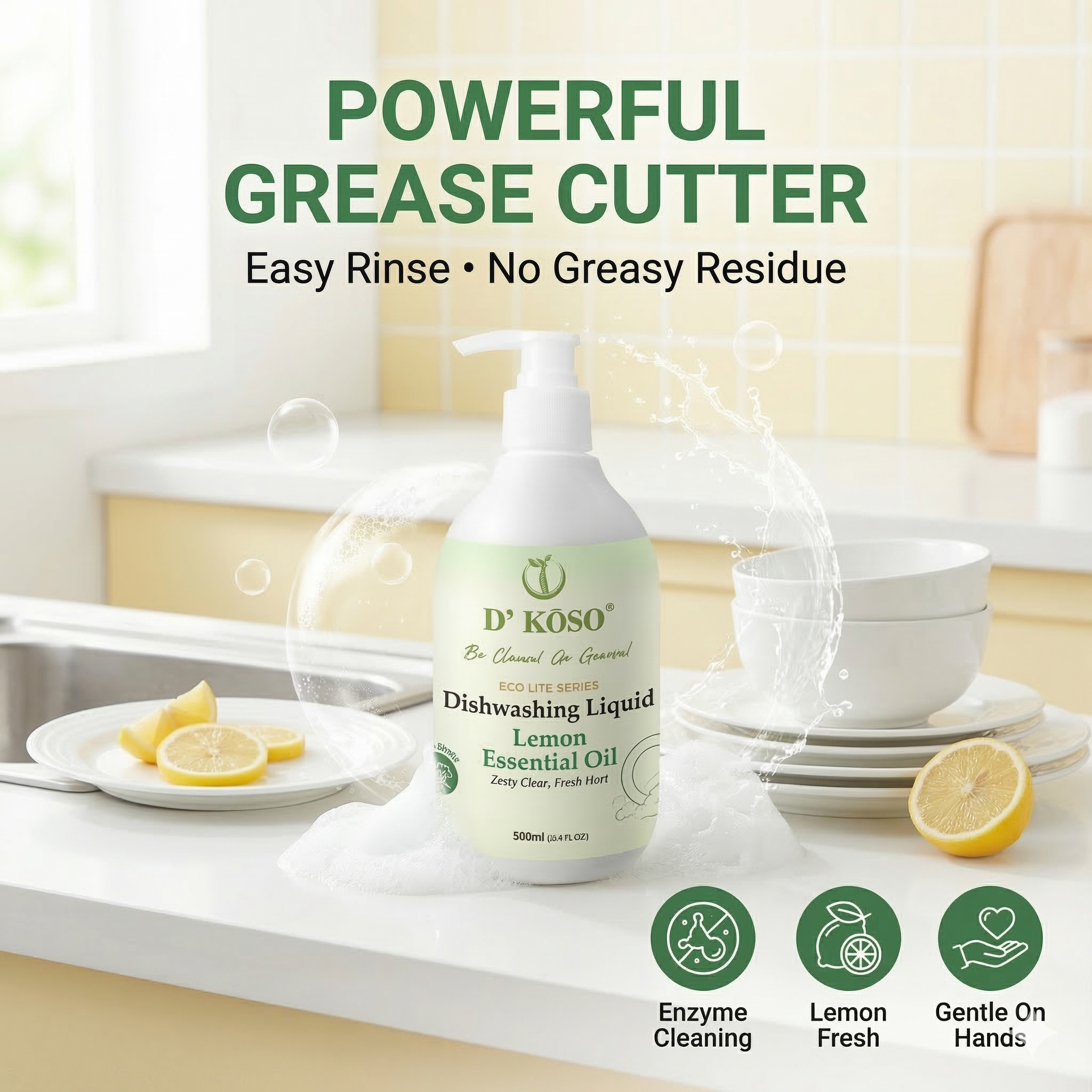 🍽 【DAILY DISH SET】500ml x3 + FREE Shipping