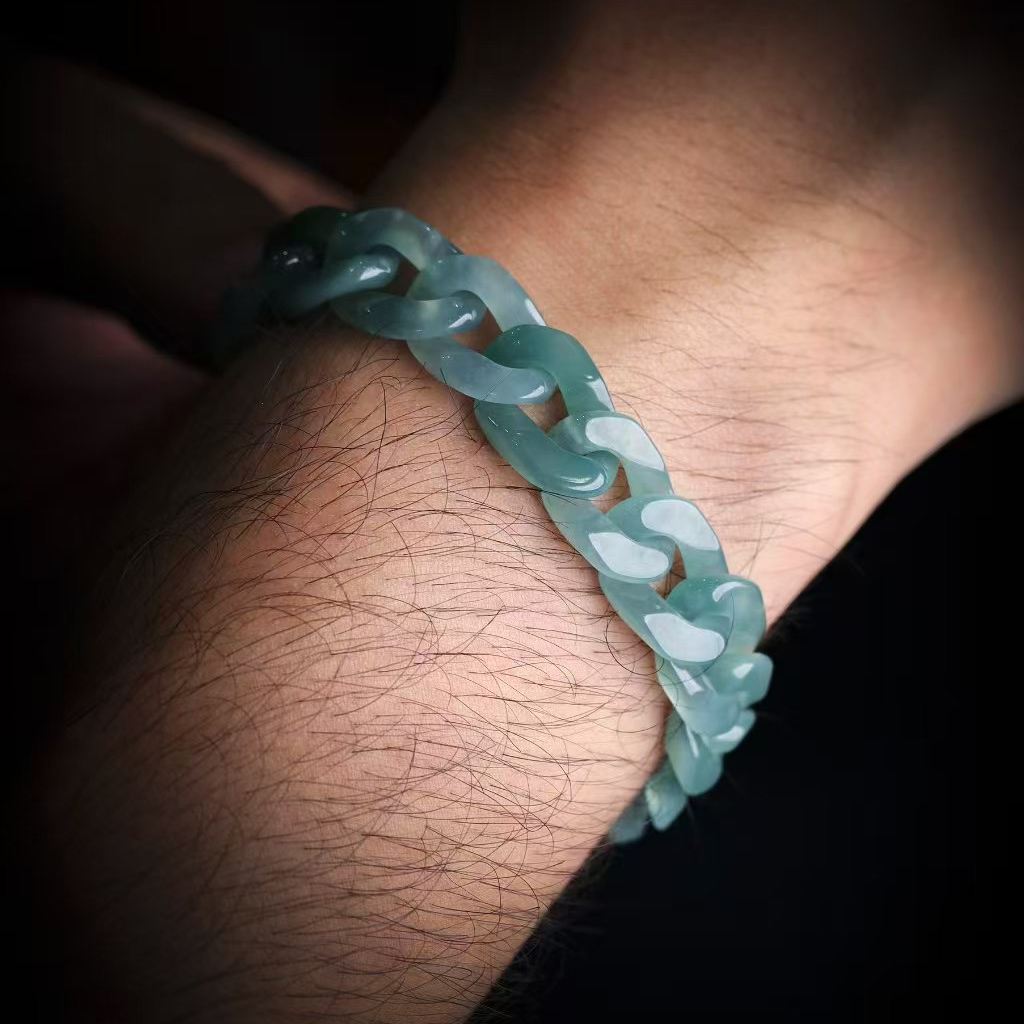 Blue Cuban Link Bracelet (PJA00964)