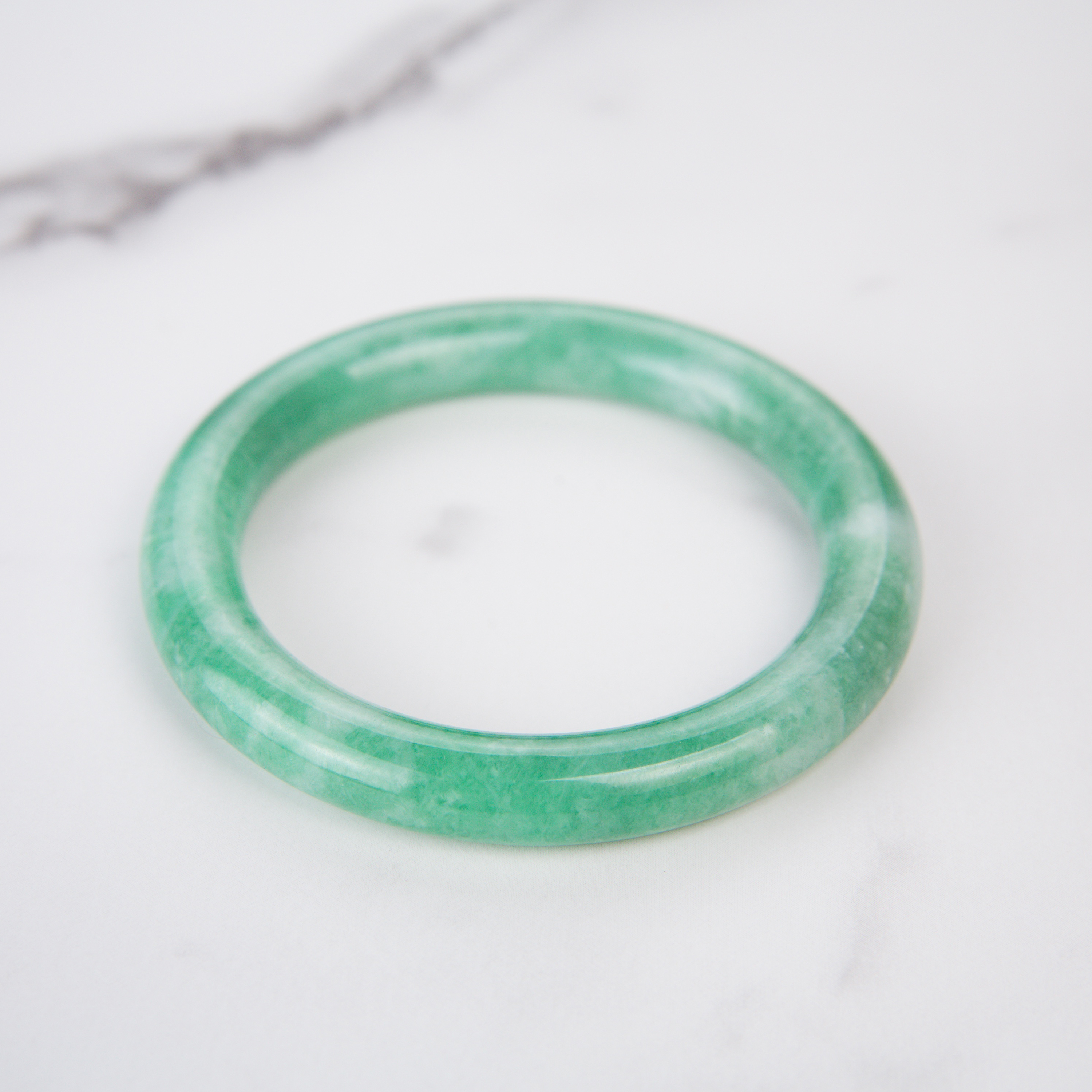 Green Jadeite Bangle (PJA00071)