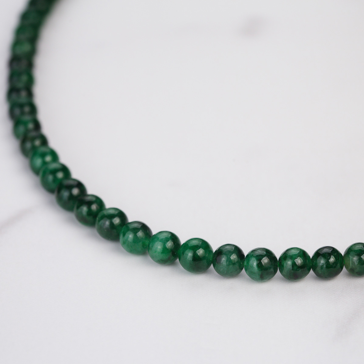 Spicy Green Beads Bracelet or Necklace (PJA00045)