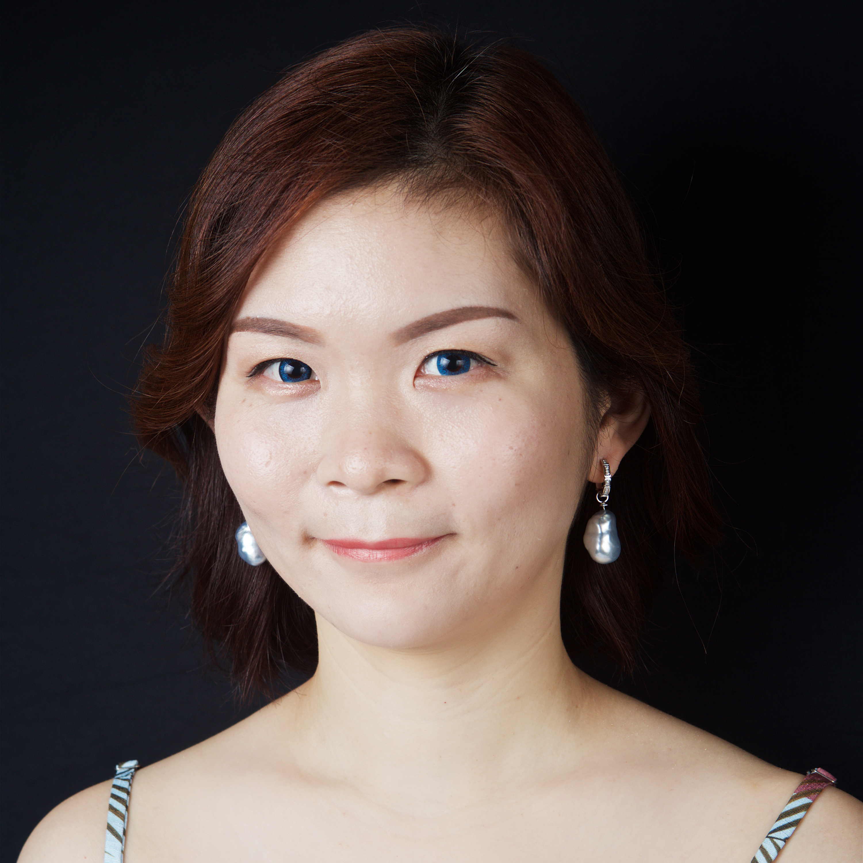 18k White Gold Baroque South Sea Pearl Earrings (PPE00012)