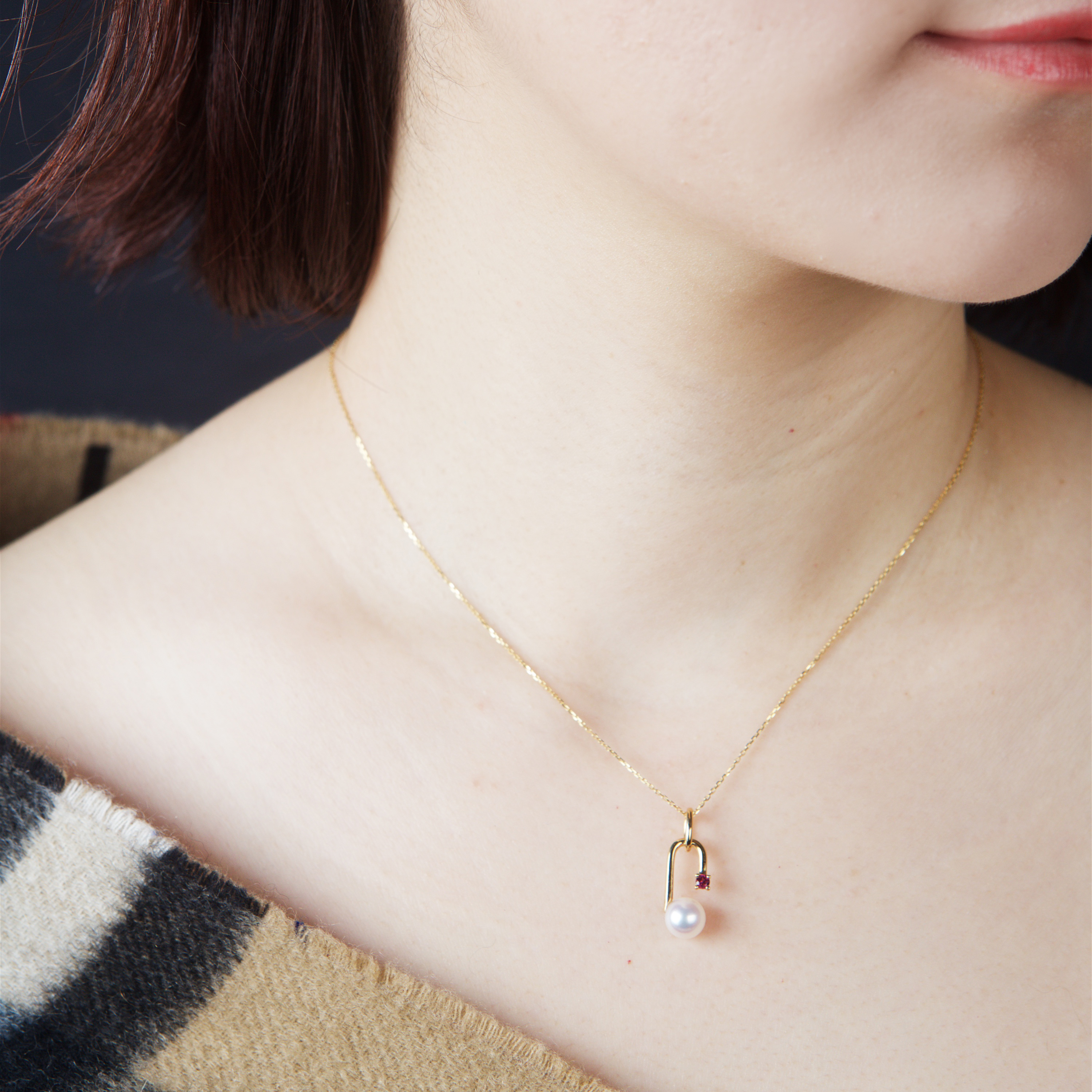 7.1mm Akoya Pearl 18k Yellow Gold Pendant (PPE00003)