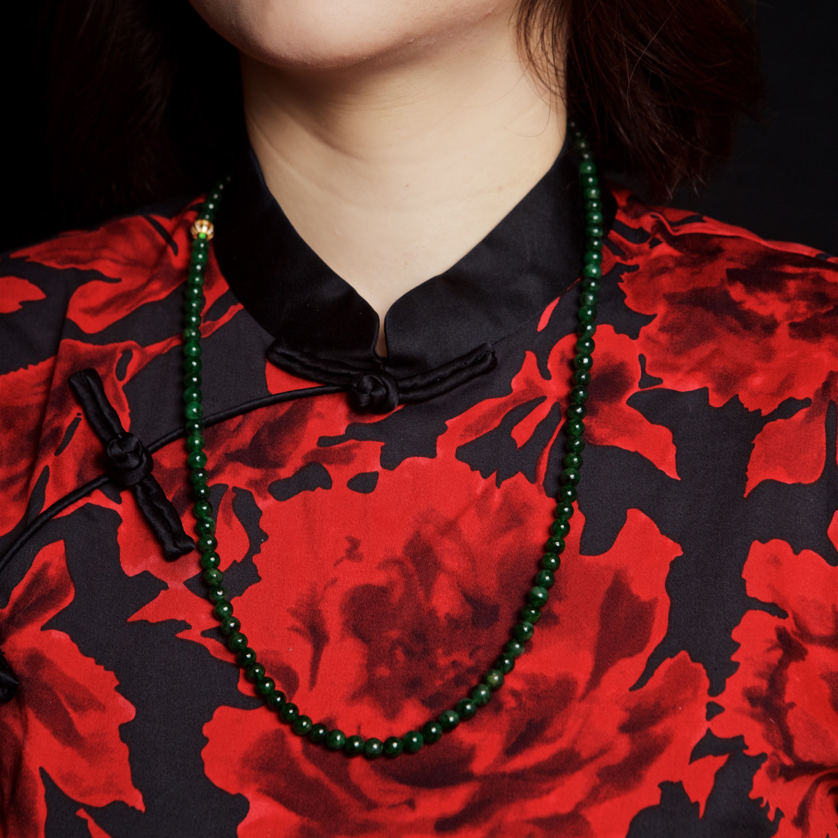 Spicy Green Beads Bracelet or Necklace (PJA00045)