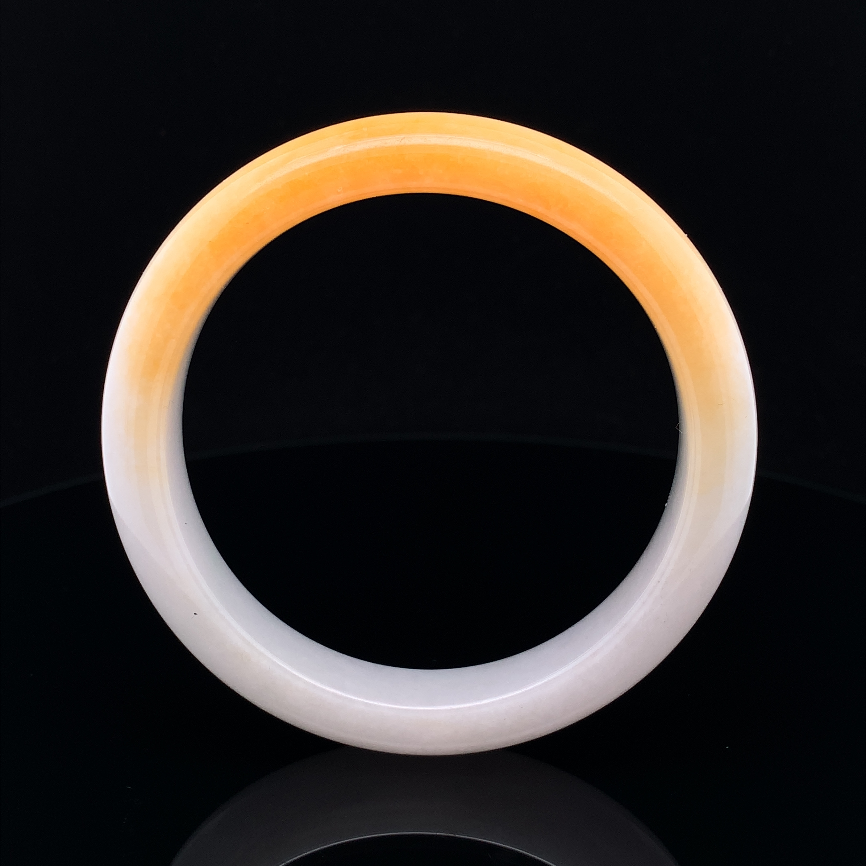 Yellow Jadeite Bangle (PJA00420)