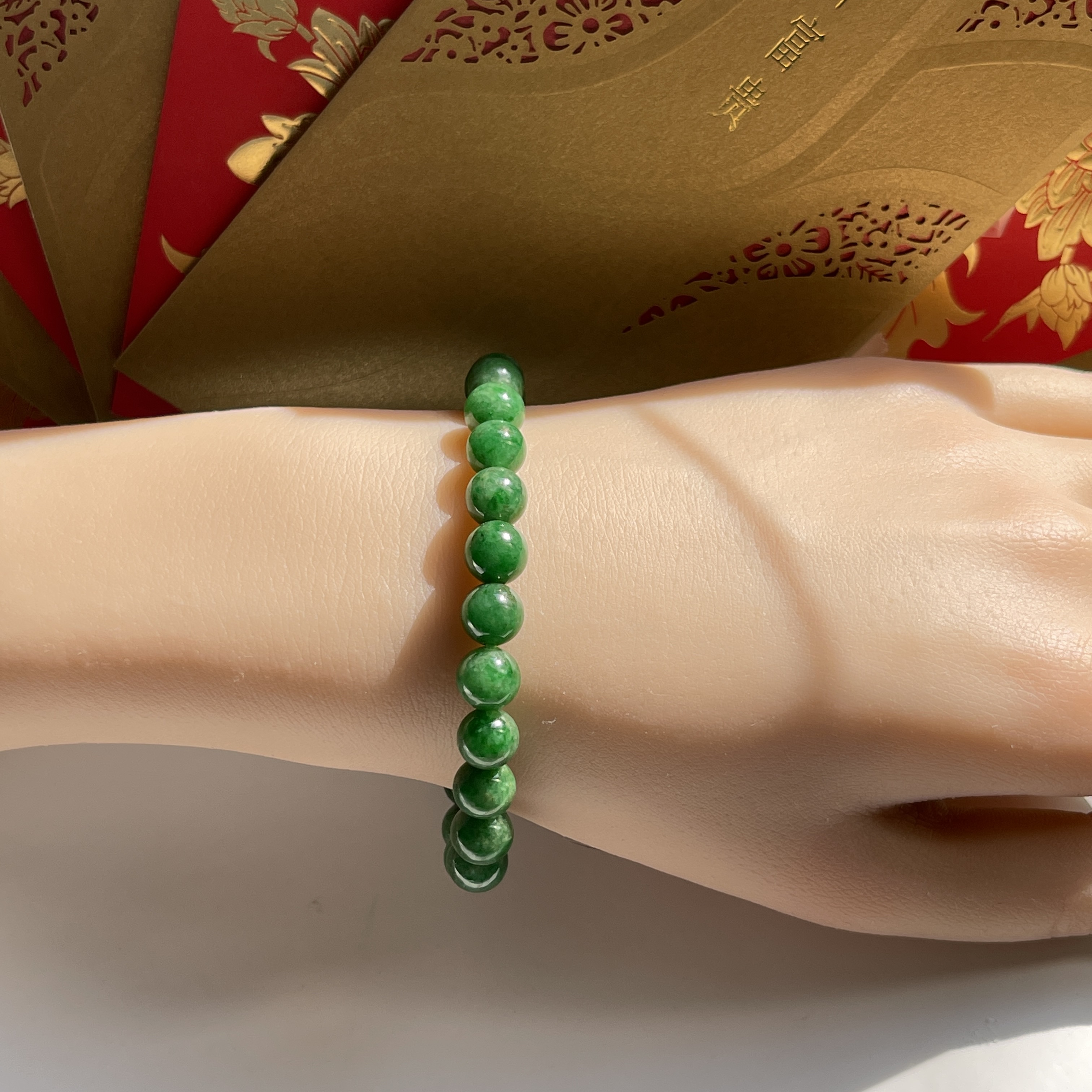 Intense Green Jade Bracelet (PJA00419)