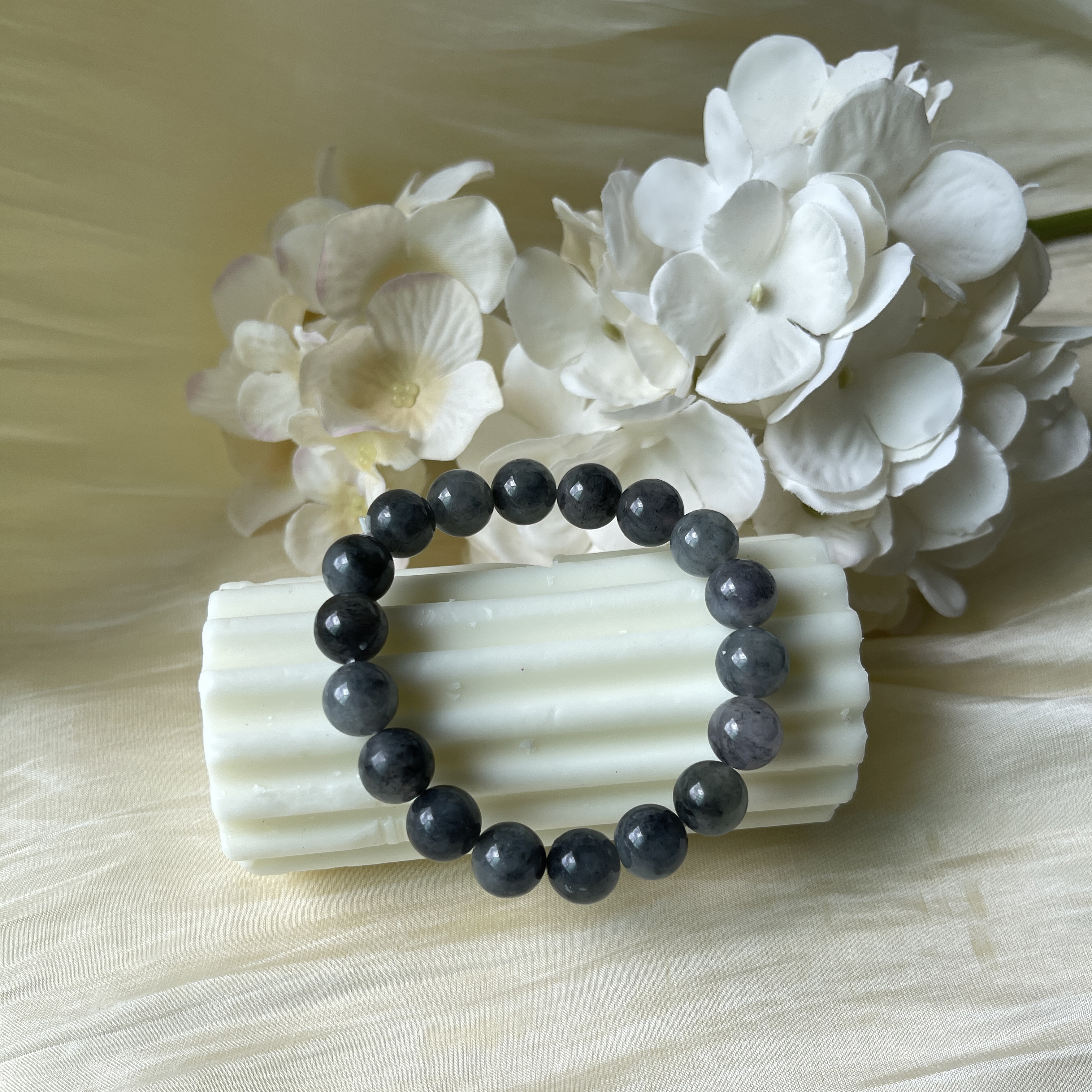 The Black Meteor Jade Bracelet (PJA00215) 