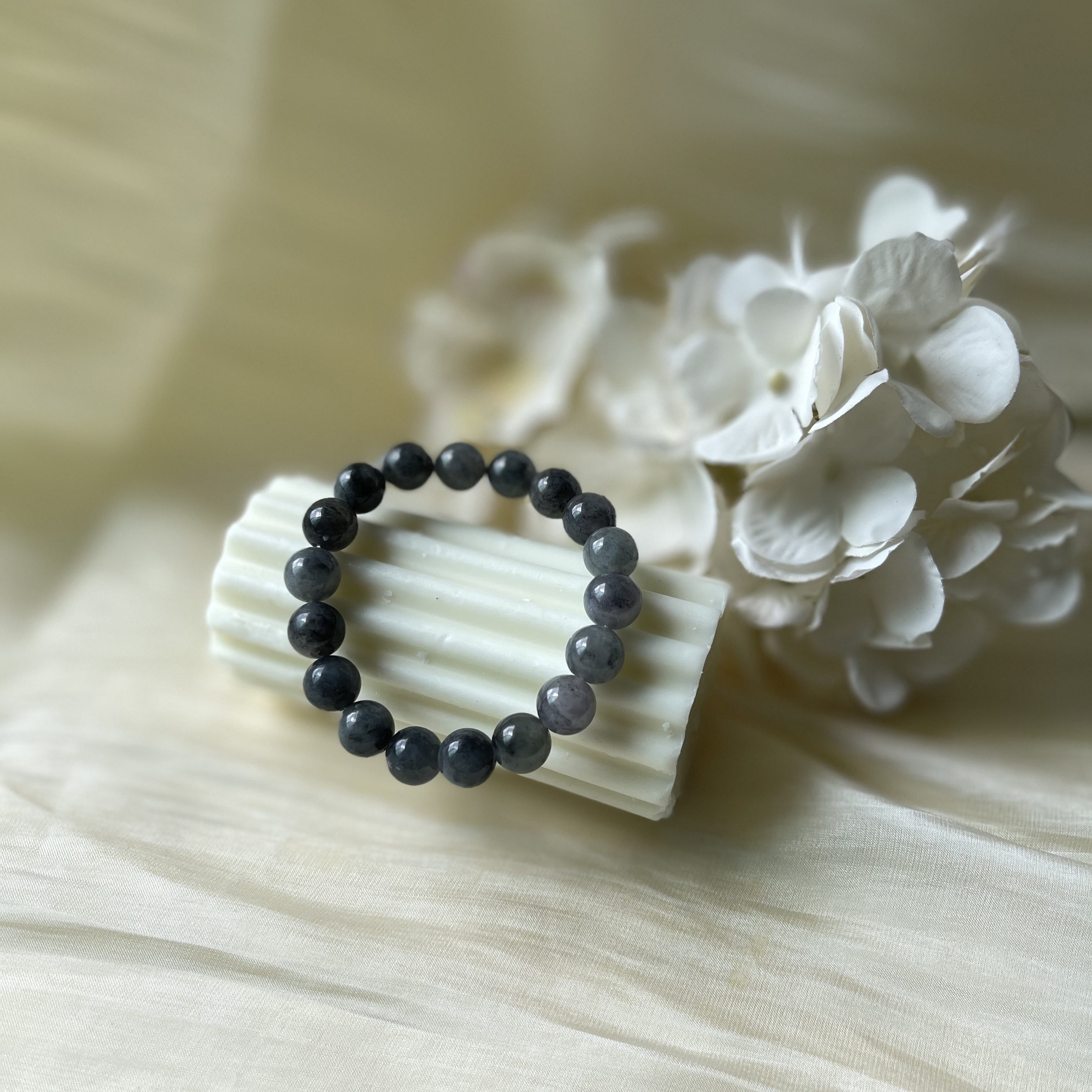 The Black Meteor Jade Bracelet (PJA00215)