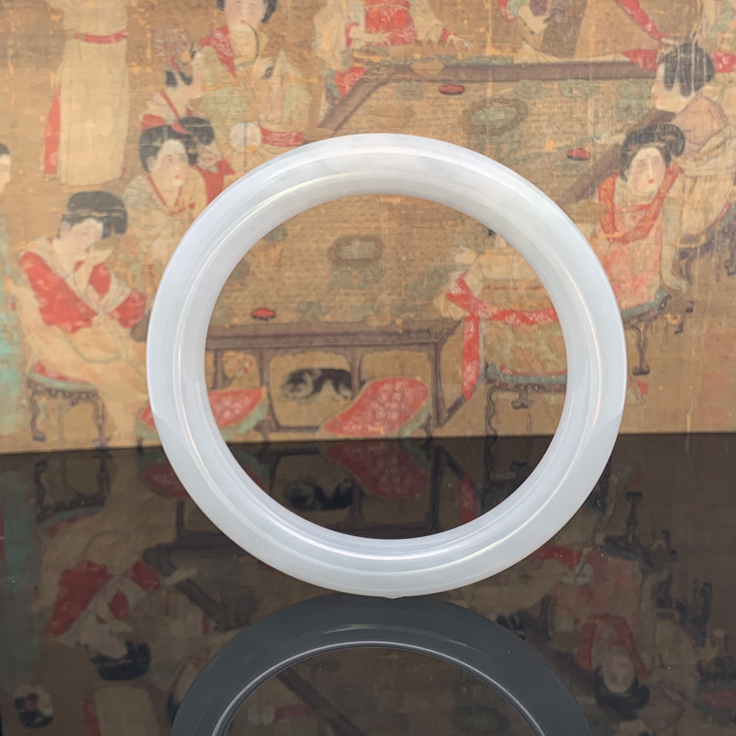 Faint Bluish Green Bangle (PJA00577)