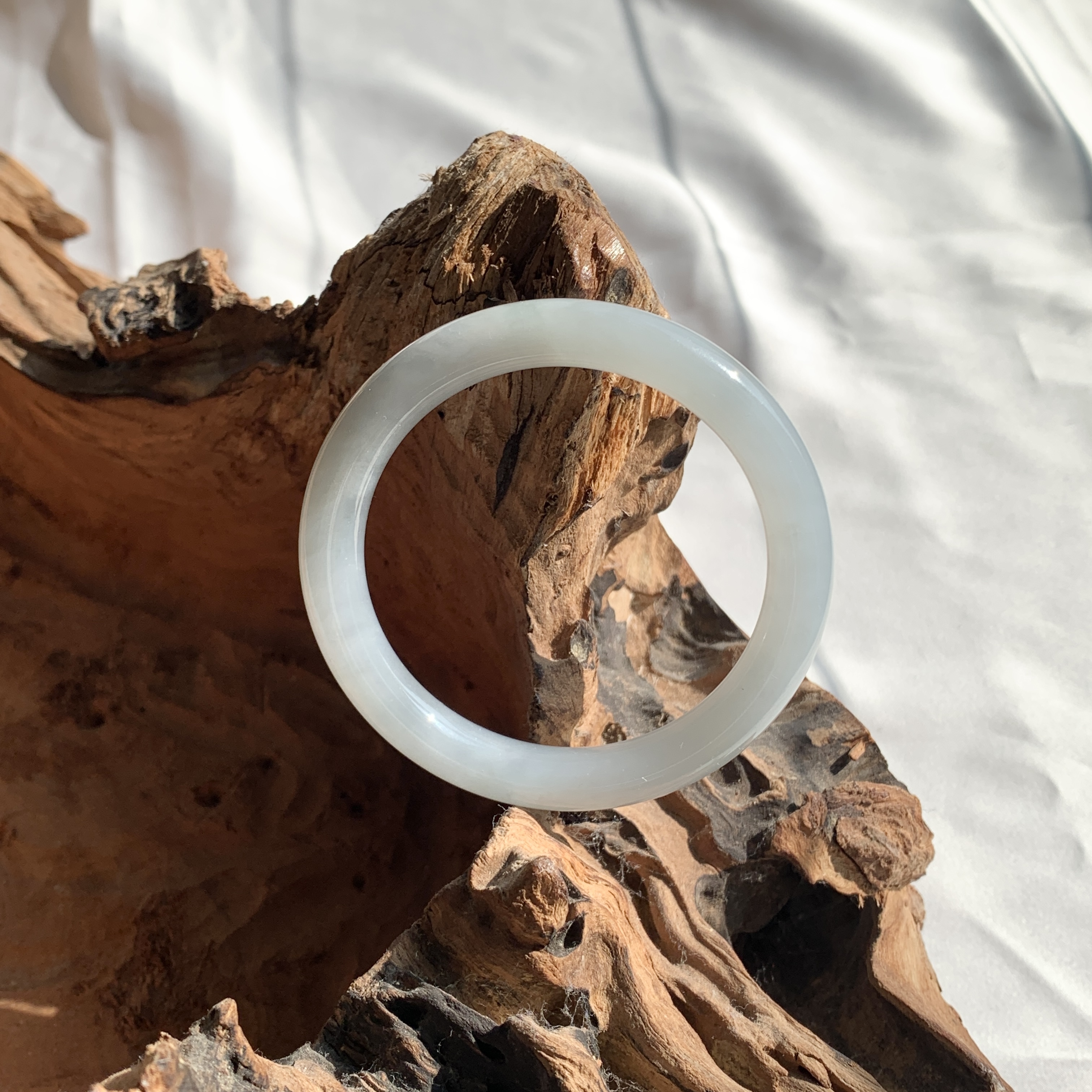 Faint Bluish Green Bangle (PJA00577)