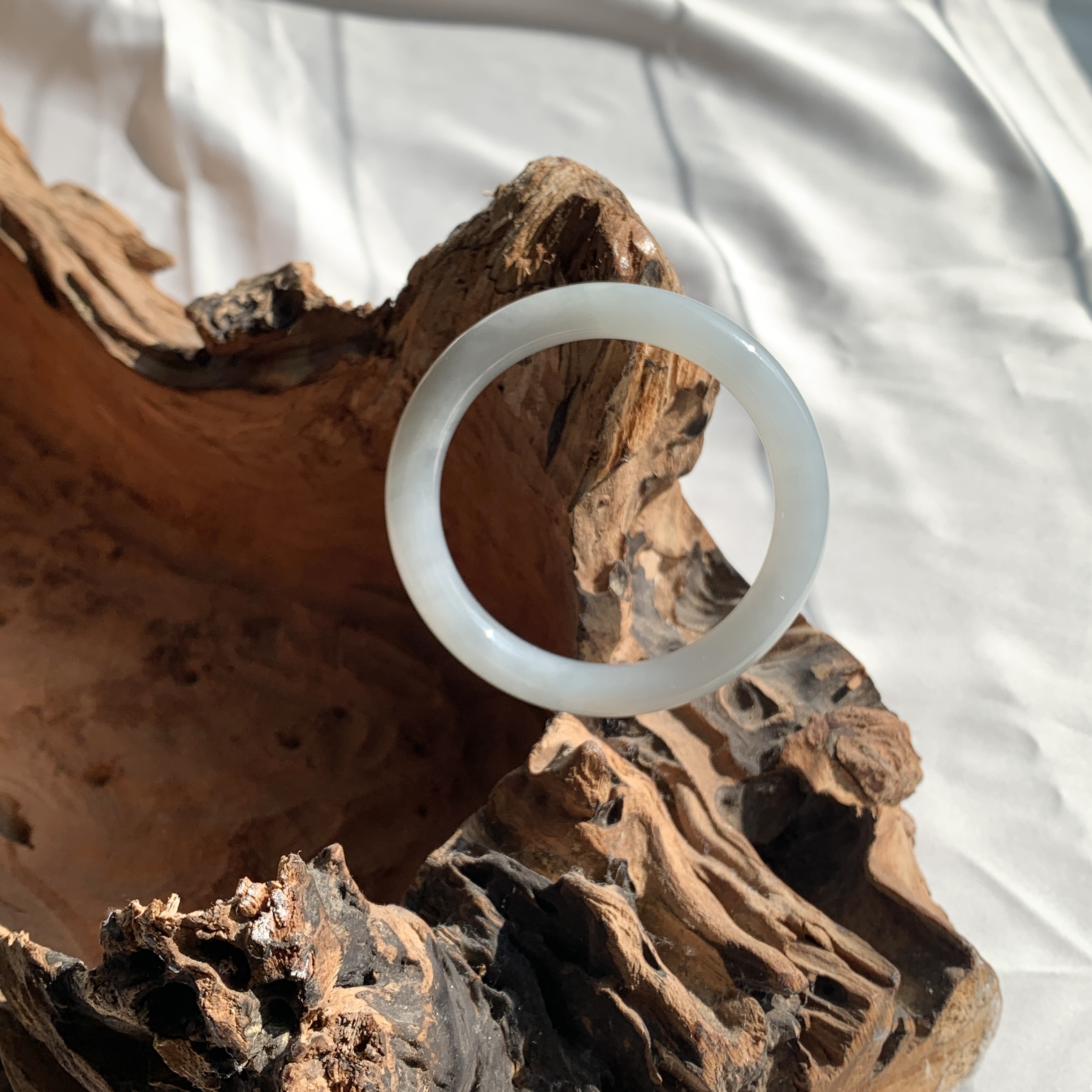 Faint Bluish Green Bangle (PJA00577)