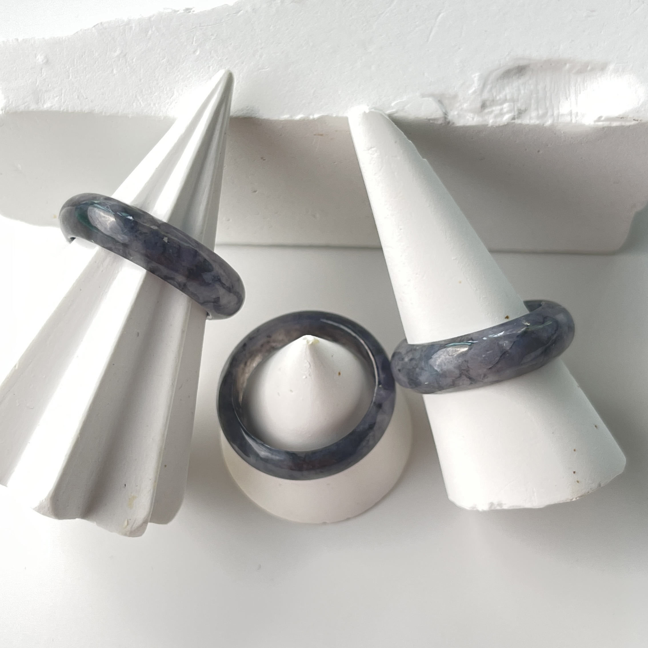 Black Wuji Hololith Ring (PJA00182)