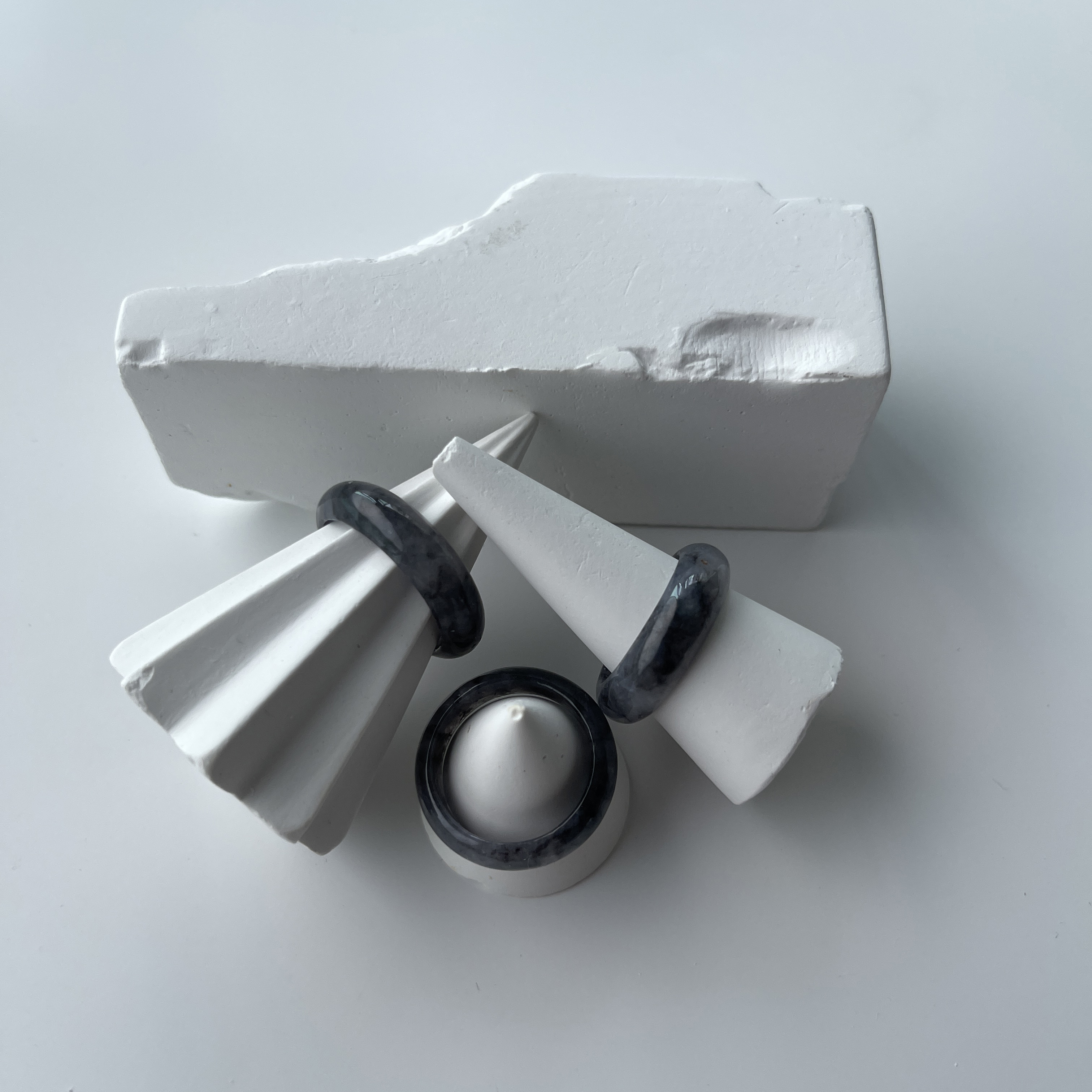 Black Wuji Hololith Ring (PJA00182)