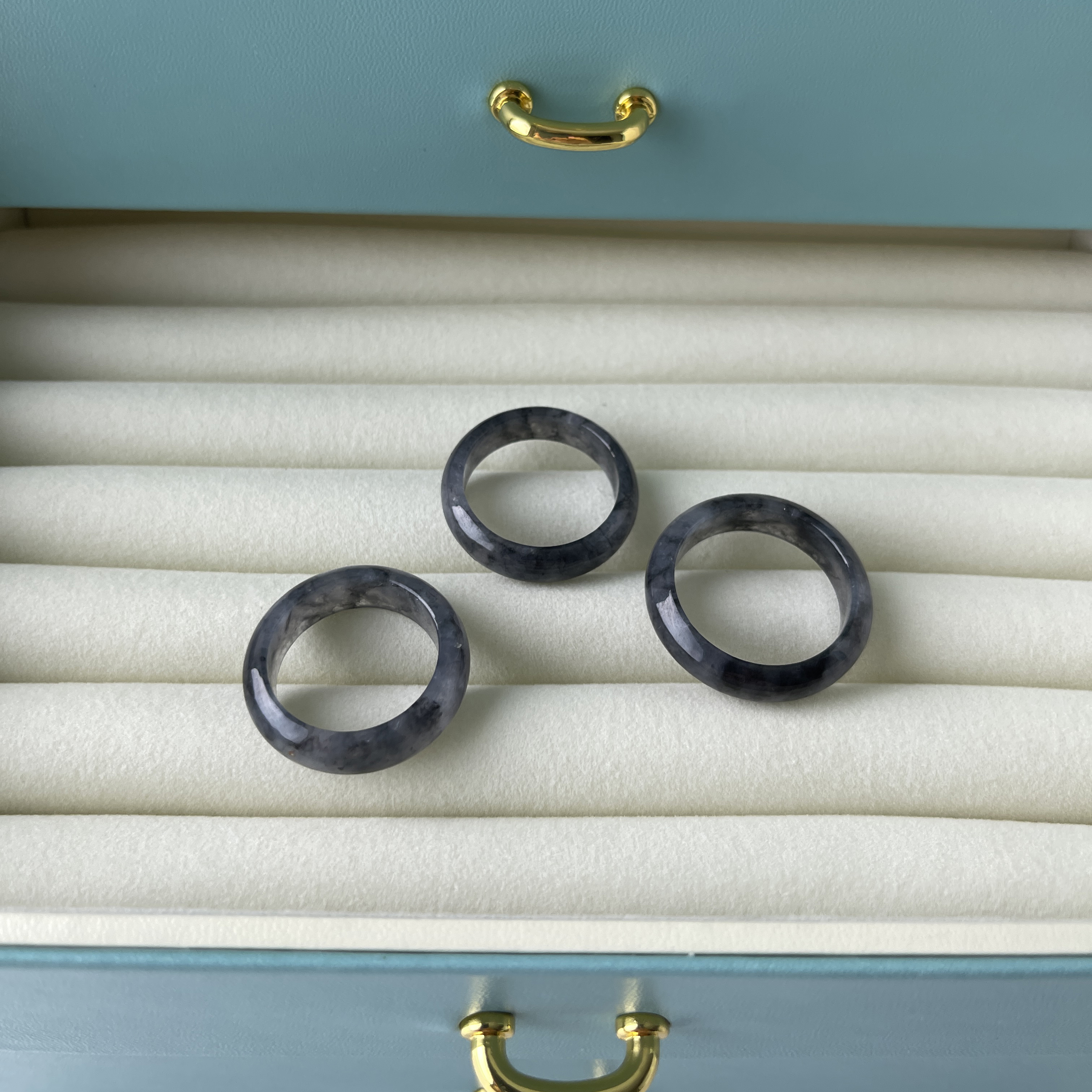 Black Wuji Hololith Ring (PJA00182)