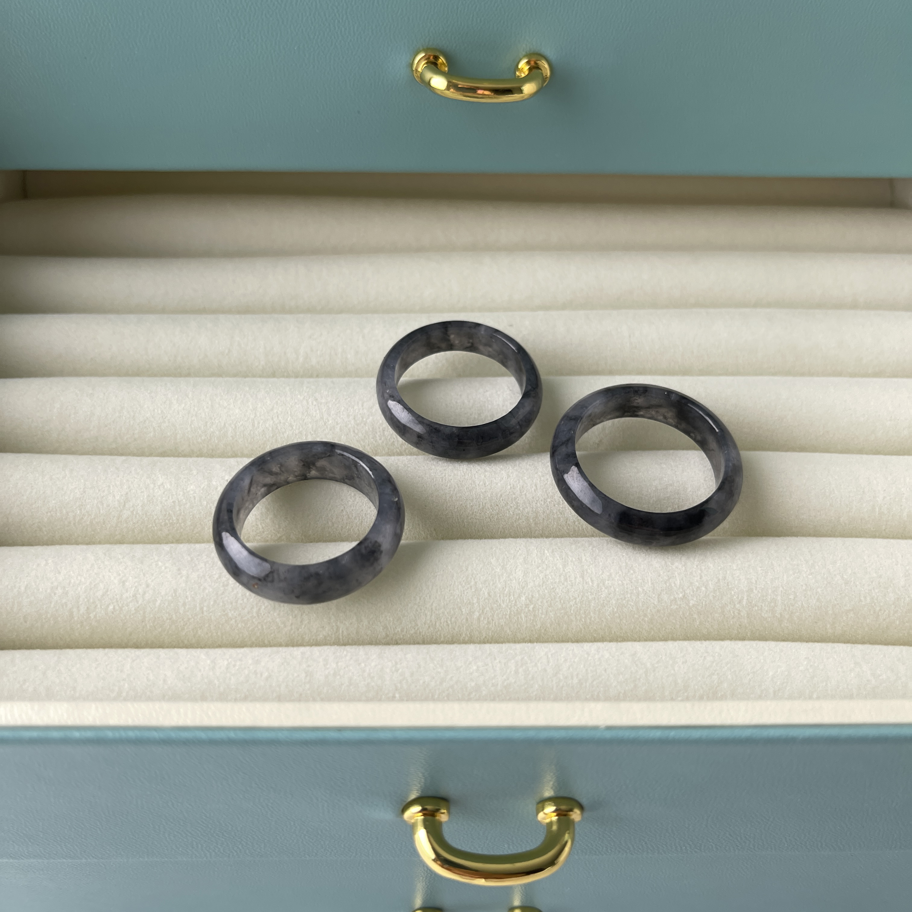 Black Wuji Hololith Ring (PJA00182)