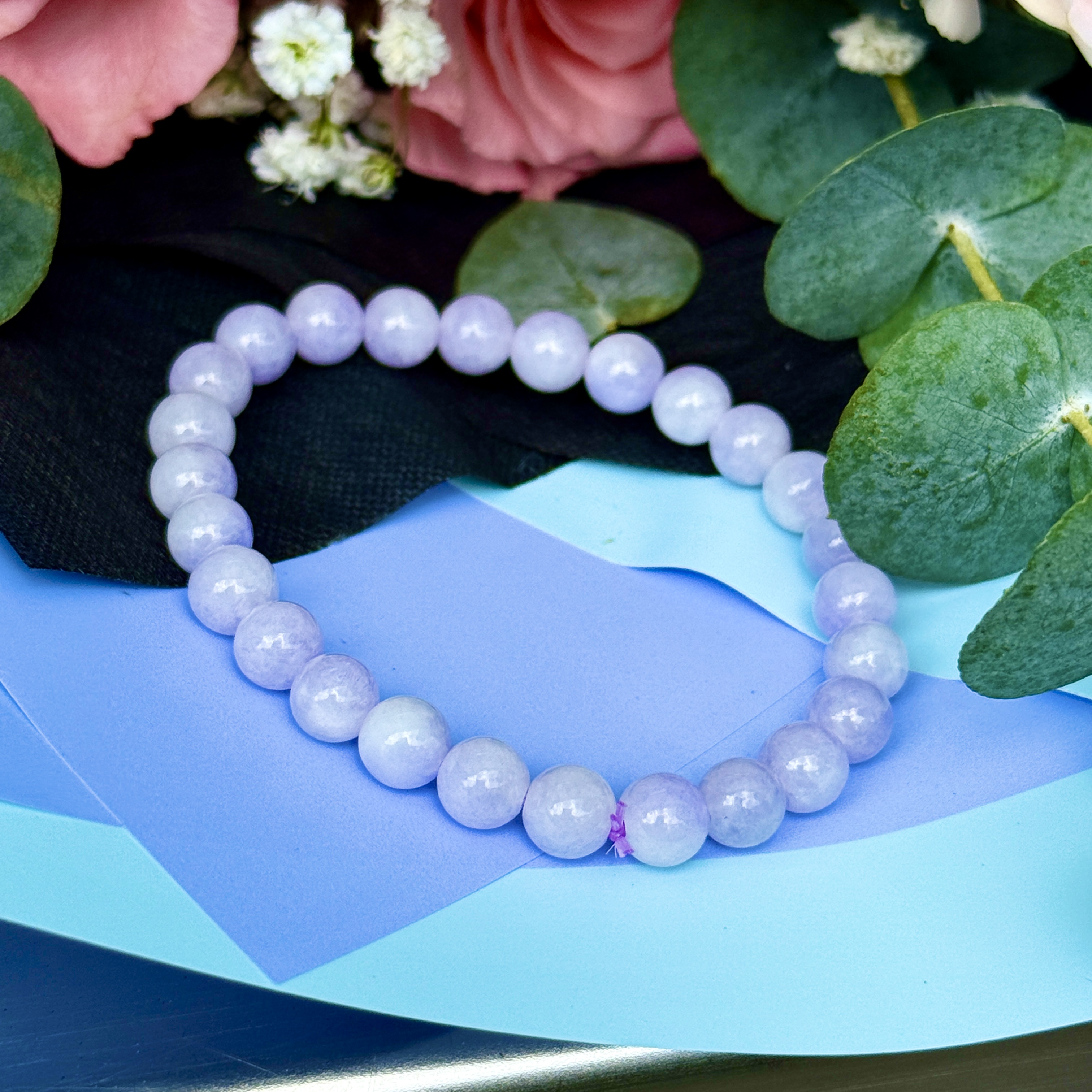 Lavender Jade Bracelet (PJA00936)