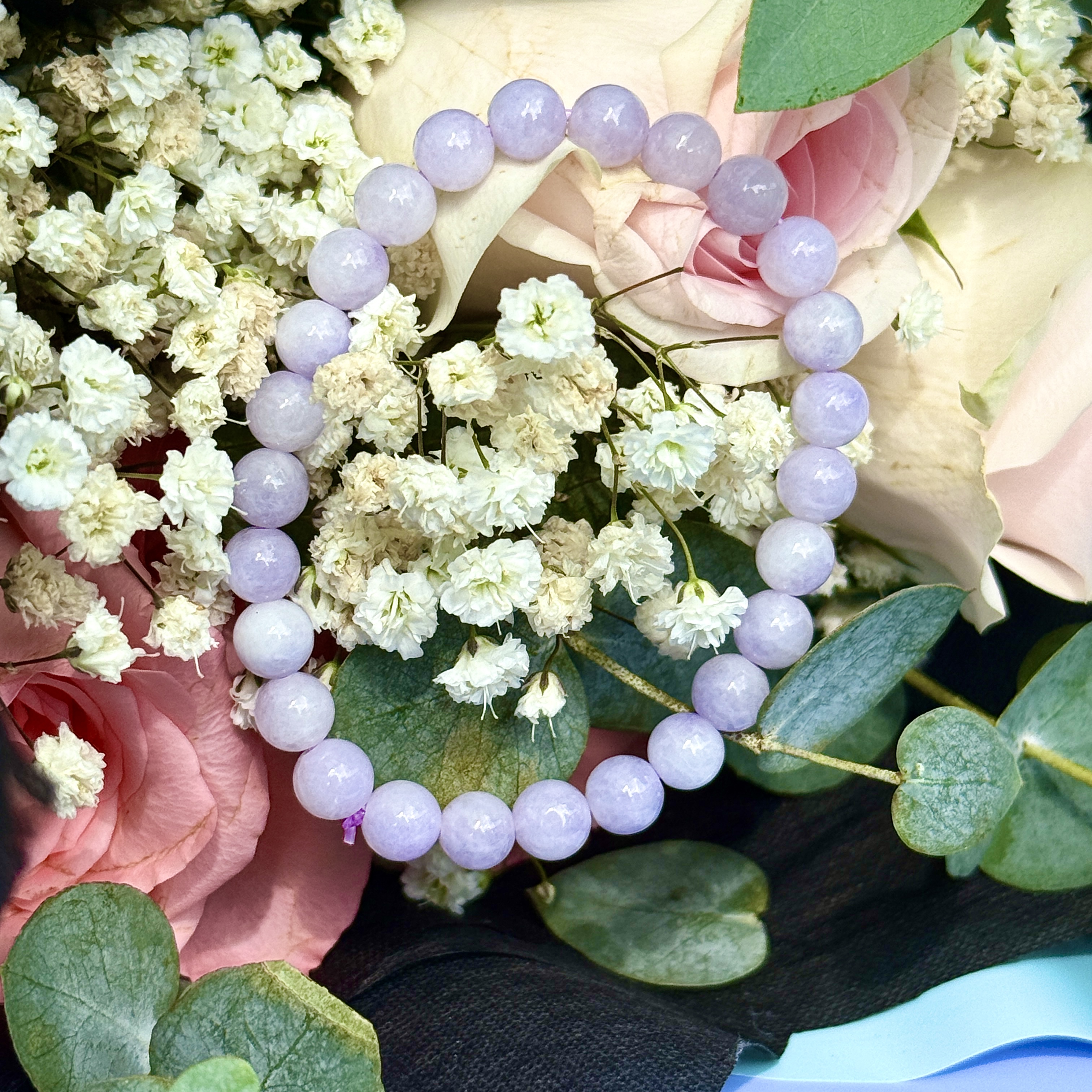 Lavender Jade Bracelet (PJA00936)