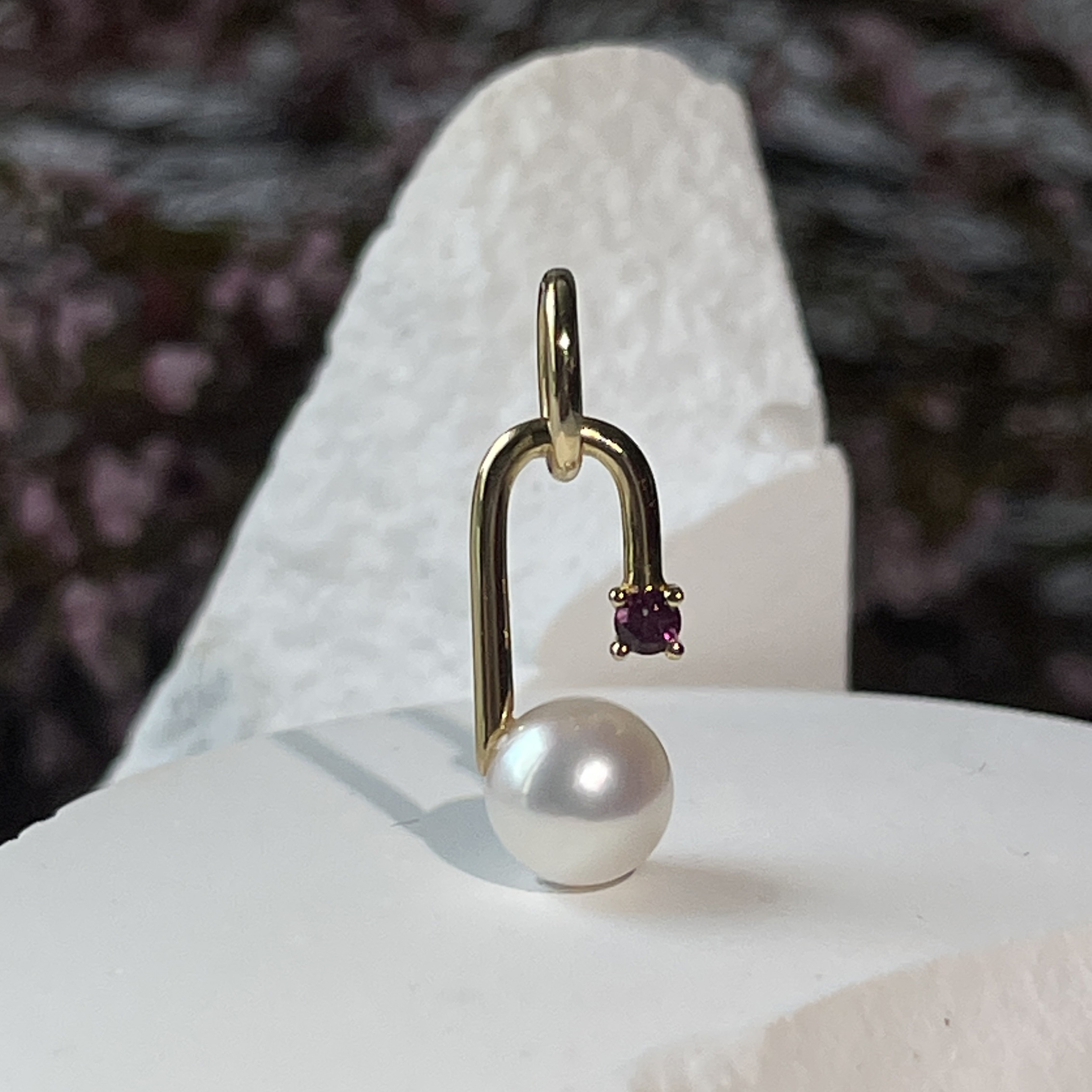 7.1mm Akoya Pearl 18k Yellow Gold Pendant (PPE00003)