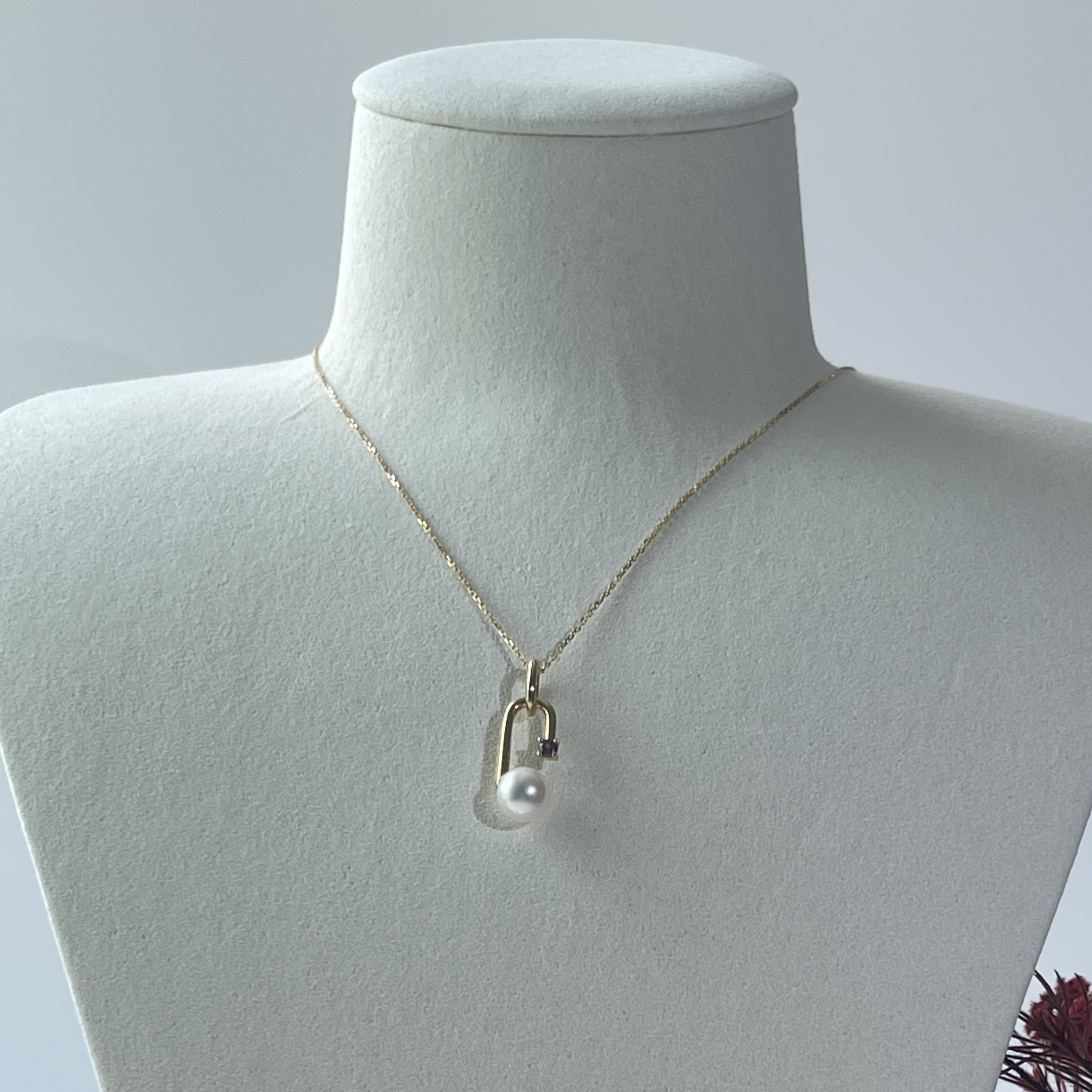 7.1mm Akoya Pearl 18k Yellow Gold Pendant (PPE00003)