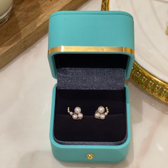 18K Gold Akoya Necklace and Pearl Earrings (PPE00013)