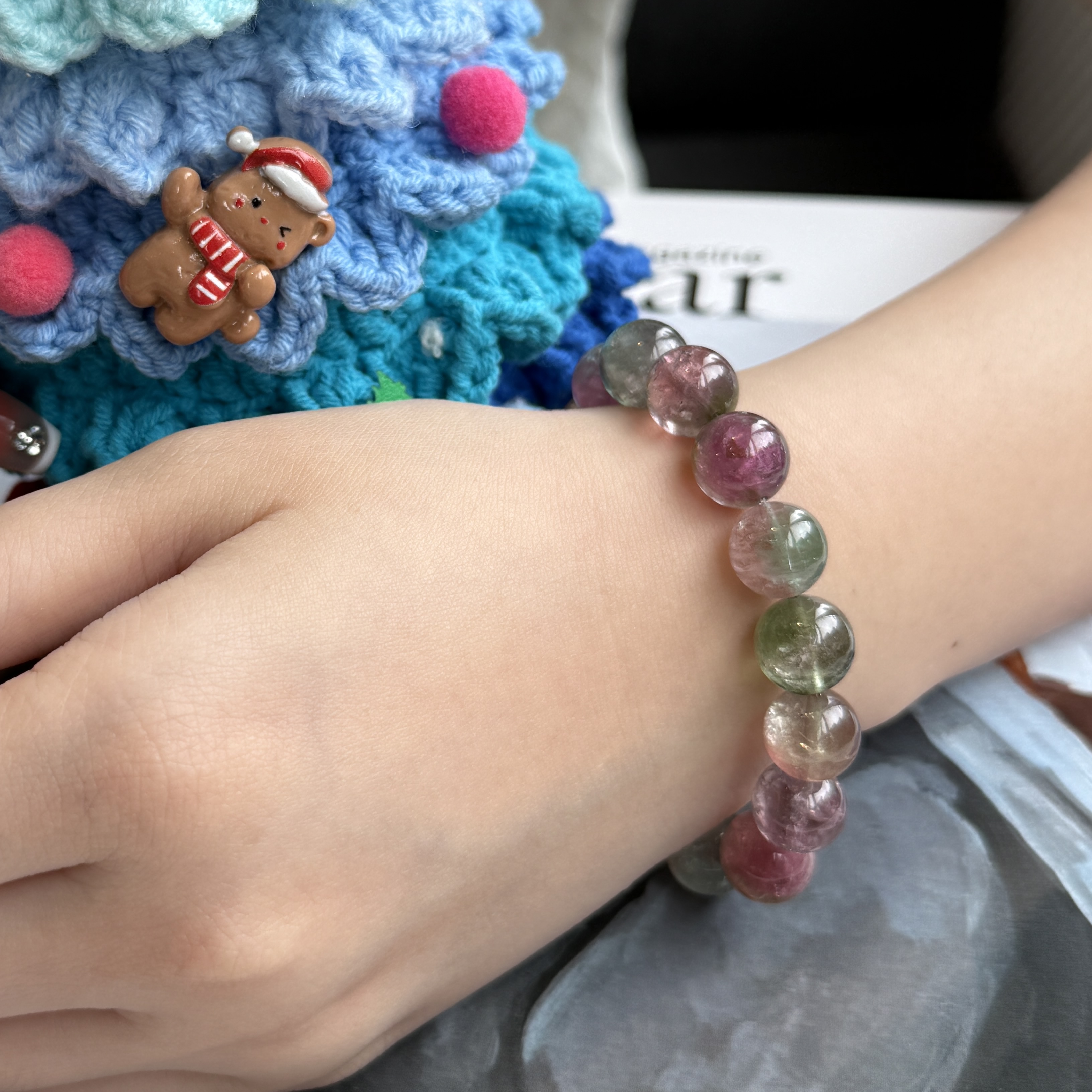 Watermelon Tourmaline Bracalet (POT00034)