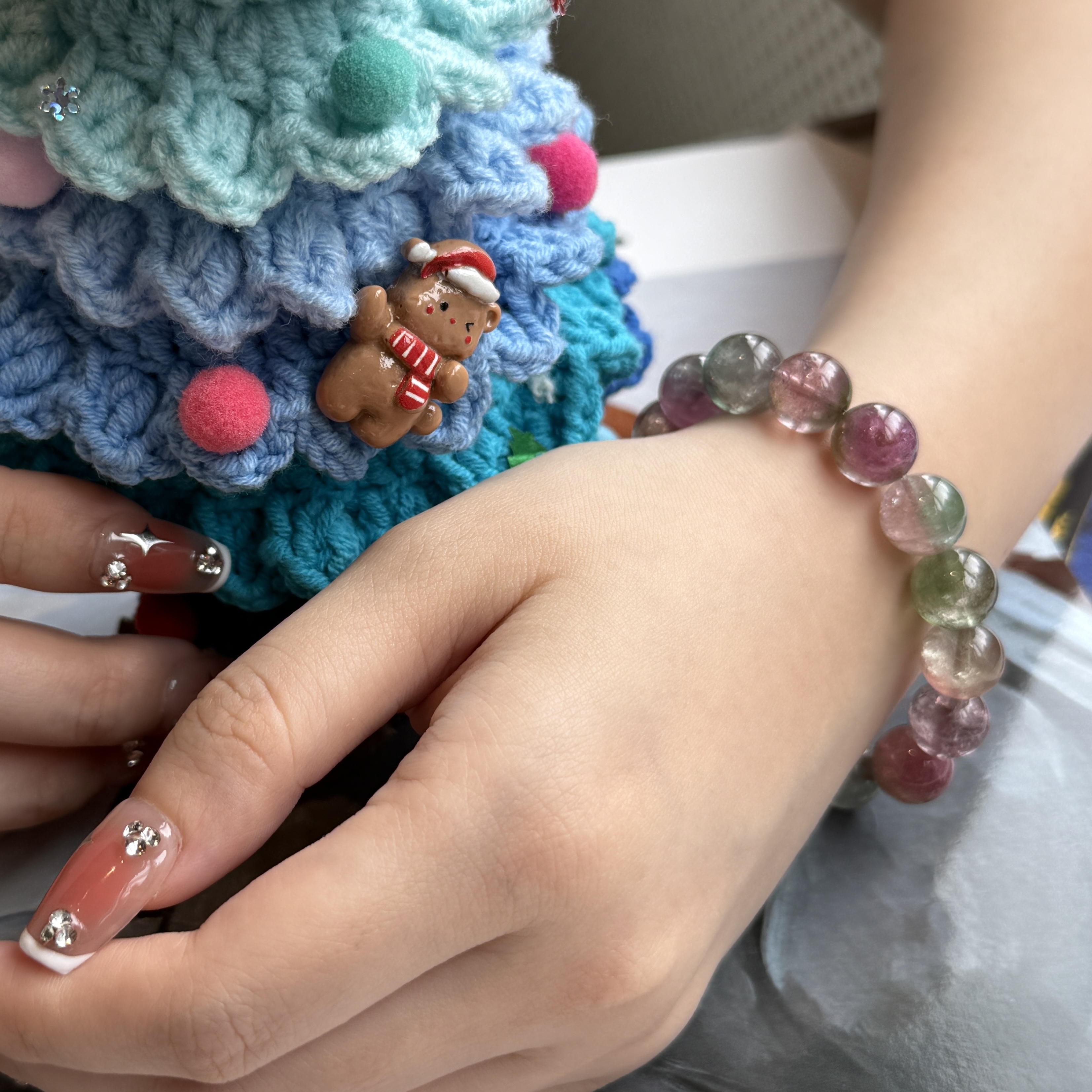 Watermelon Tourmaline Bracalet (POT00034)