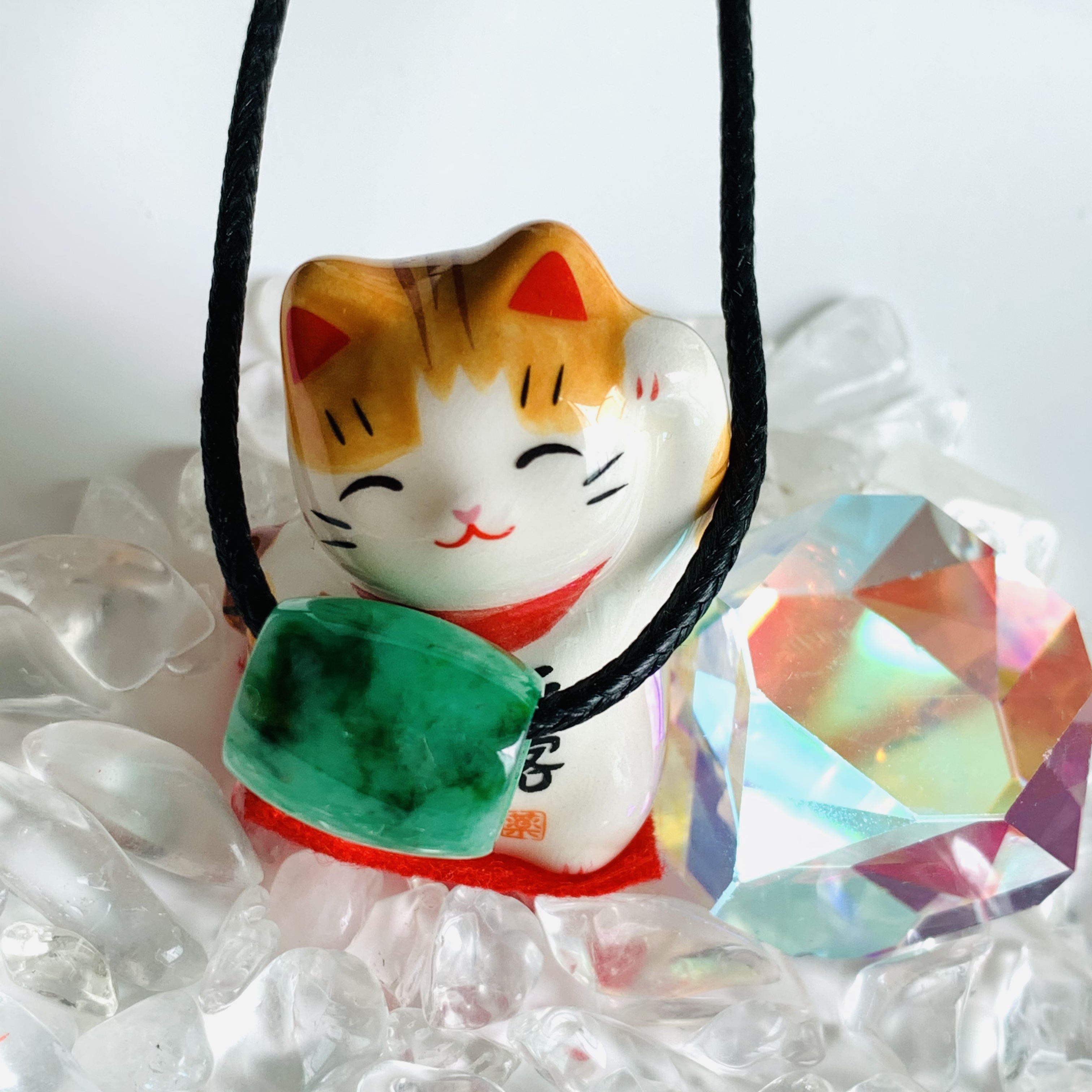 Green Jade Barrel "Lu Lu Tong" (PJA00586)