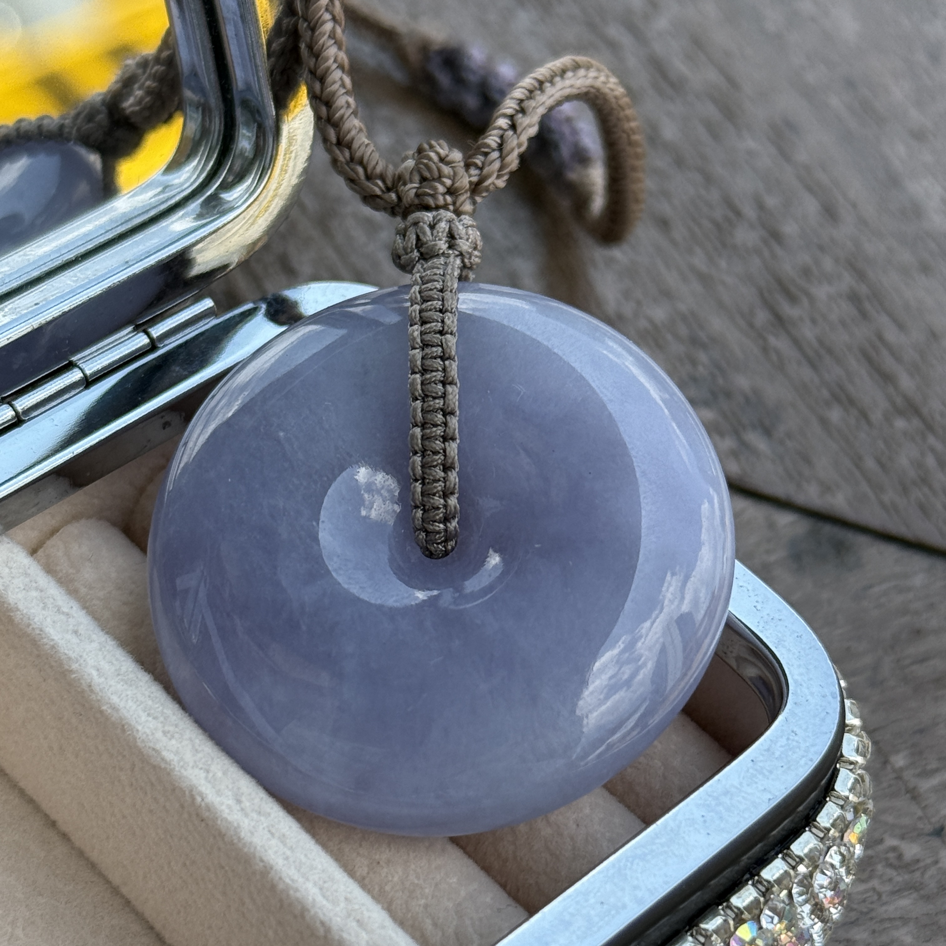 Lavender Jade Safety Coin (PJA01043)