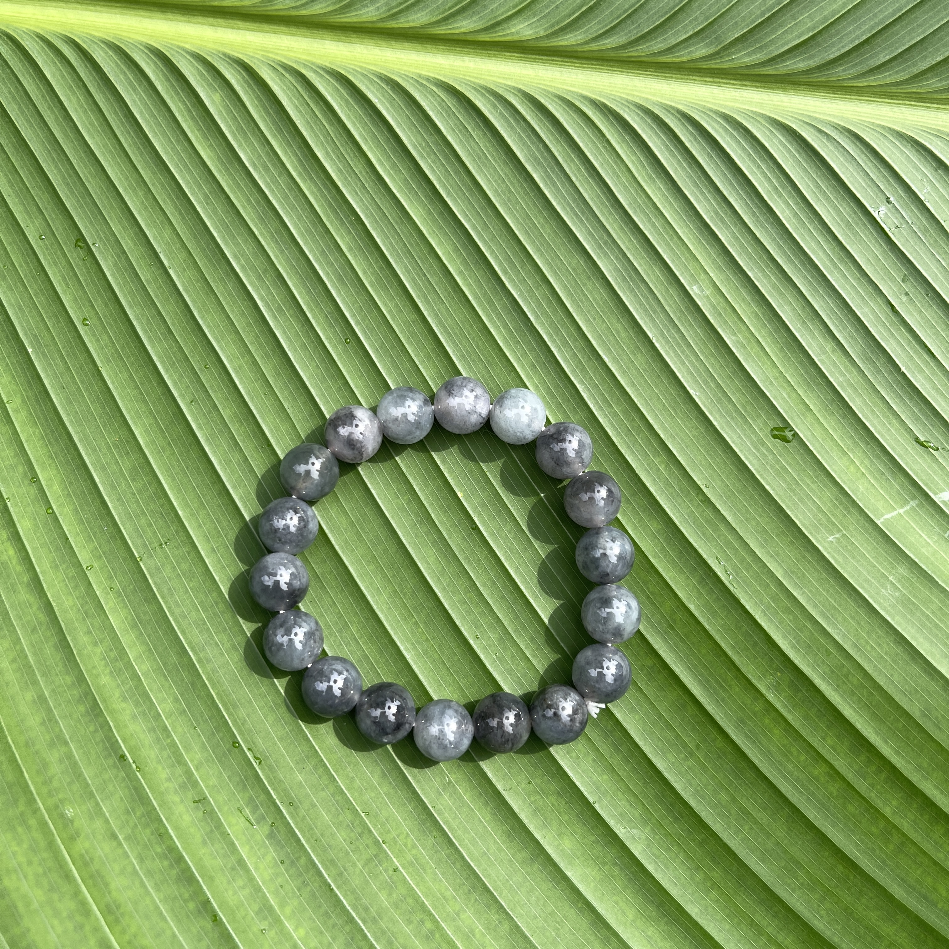 The Black Meteor Jade Bracelet (PJA00215)