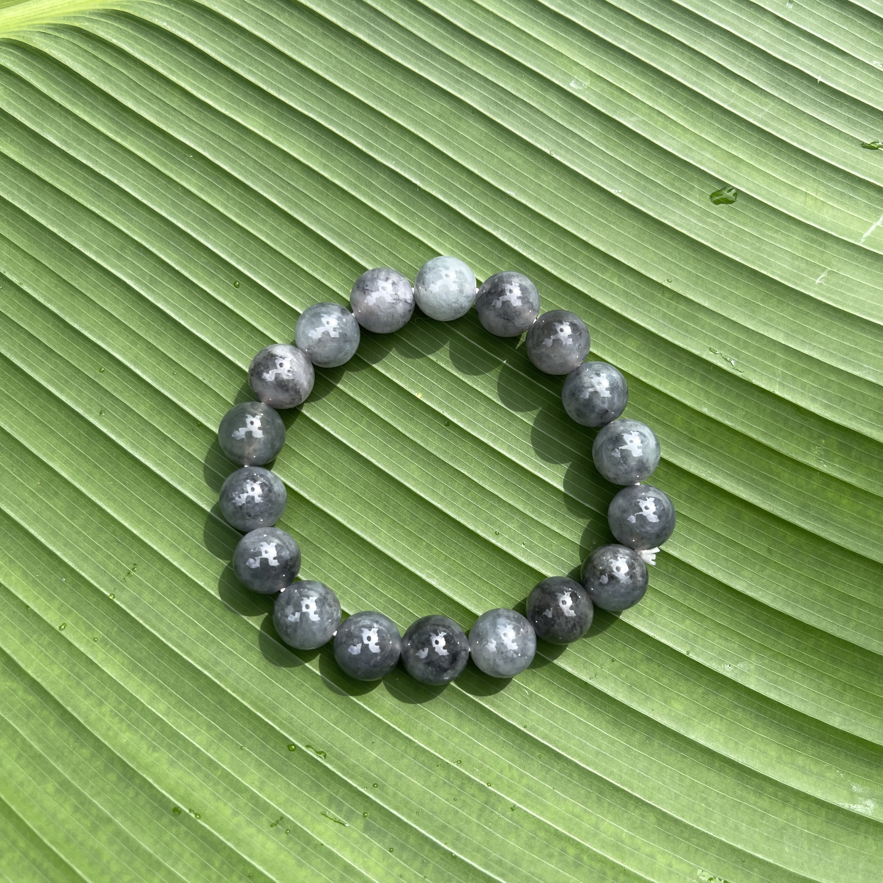 The Black Meteor Jade Bracelet (PJA00215)