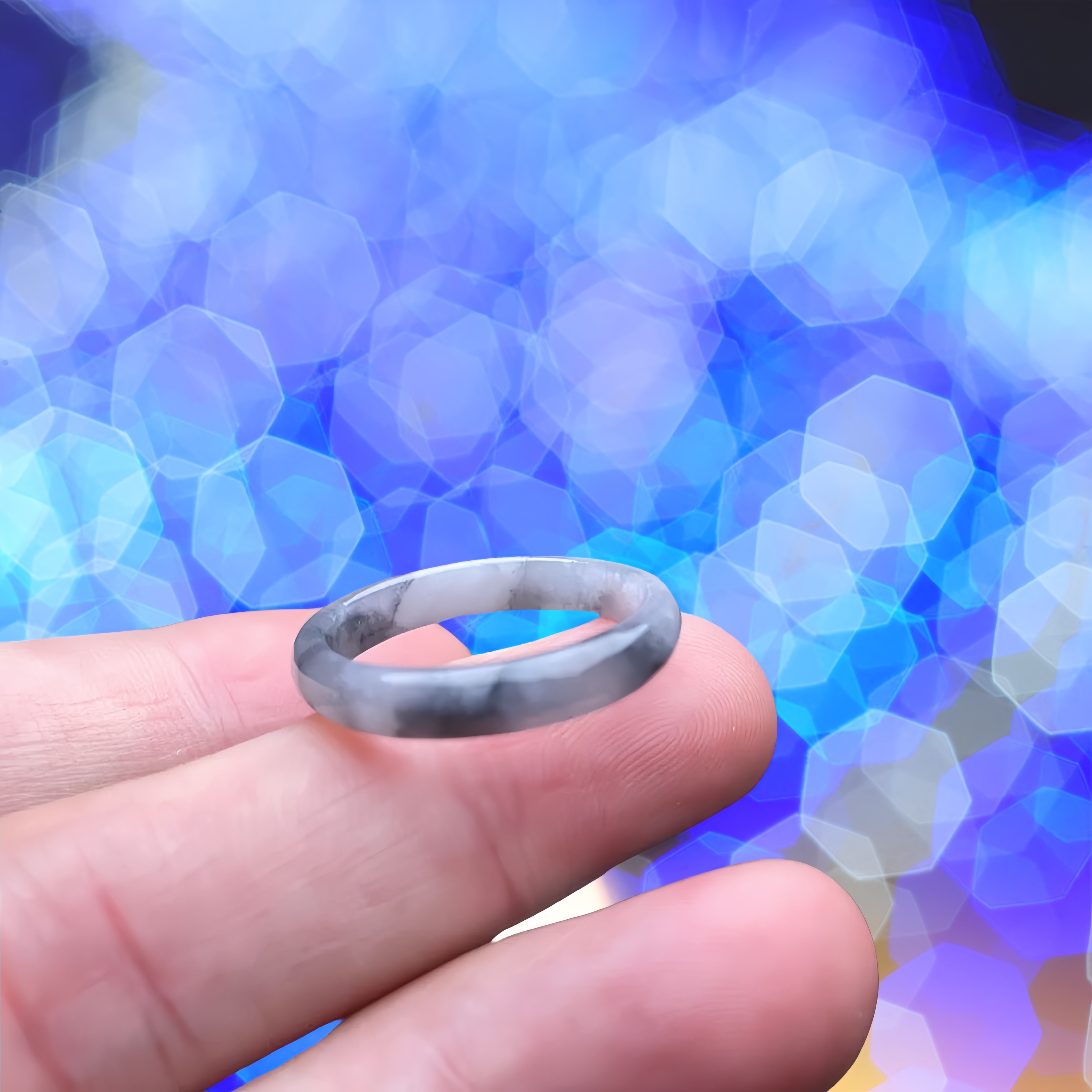 Customized Wuji Hololith Ring (PJA00294)