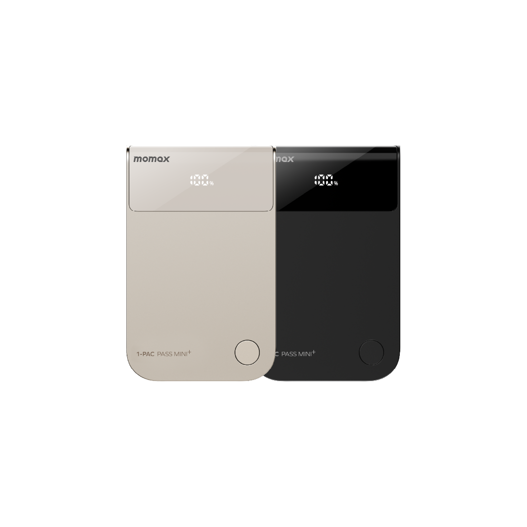 1-Pac Pass Mini⁺ 10000mAh 2in1 Battery Pack with Built-in Retractable Cable