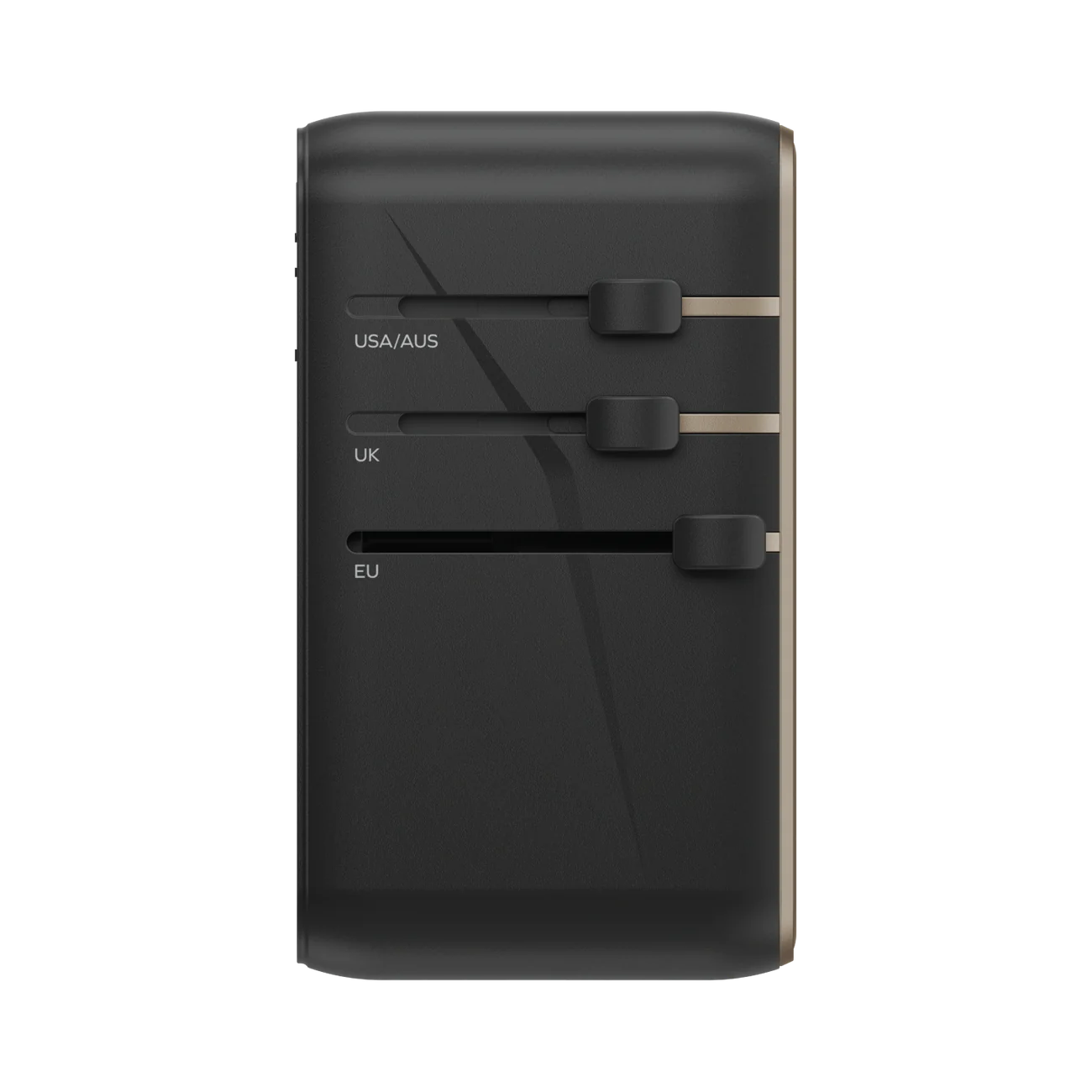 1-World Universal 4-Port Travel GaN Charger 120W + USB-C Cable