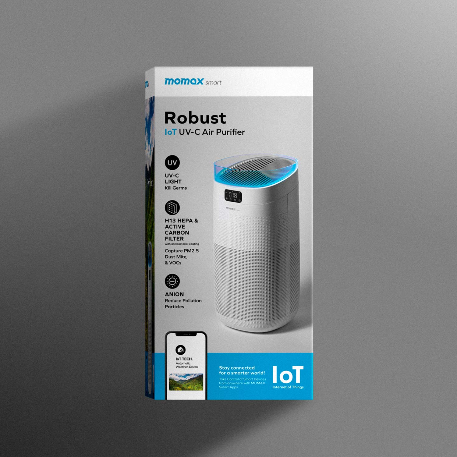 Robust IoT UV-C Air Purifier