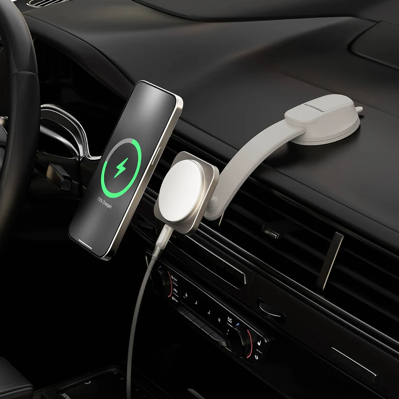 Q2.Mag Mount Qi2 Magnetic Wireless Charging Car Mount