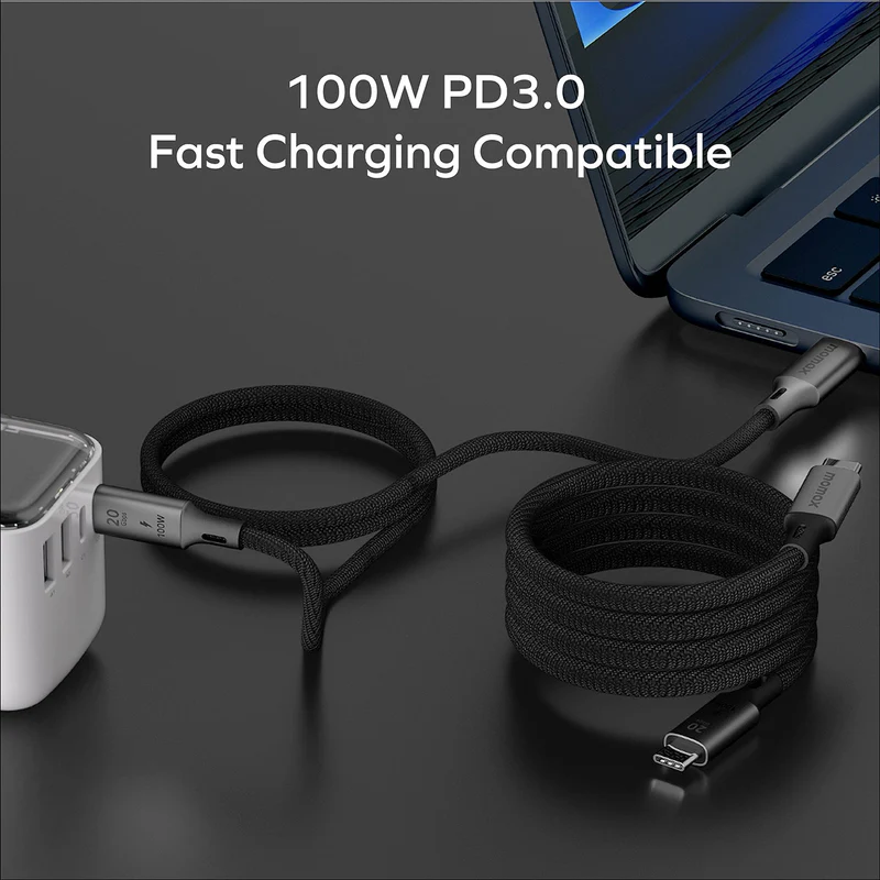 Mag Link USB-C to USB-C 100W USB3.2 Gen 2x2 Magnetic cable 1m