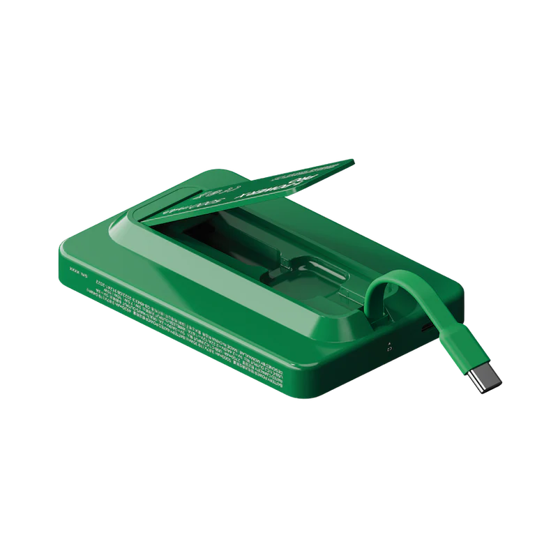 1-Power X Pro Magnetic Wireless Battery Pack (5,000mAh) with Built-in USB-C Cable