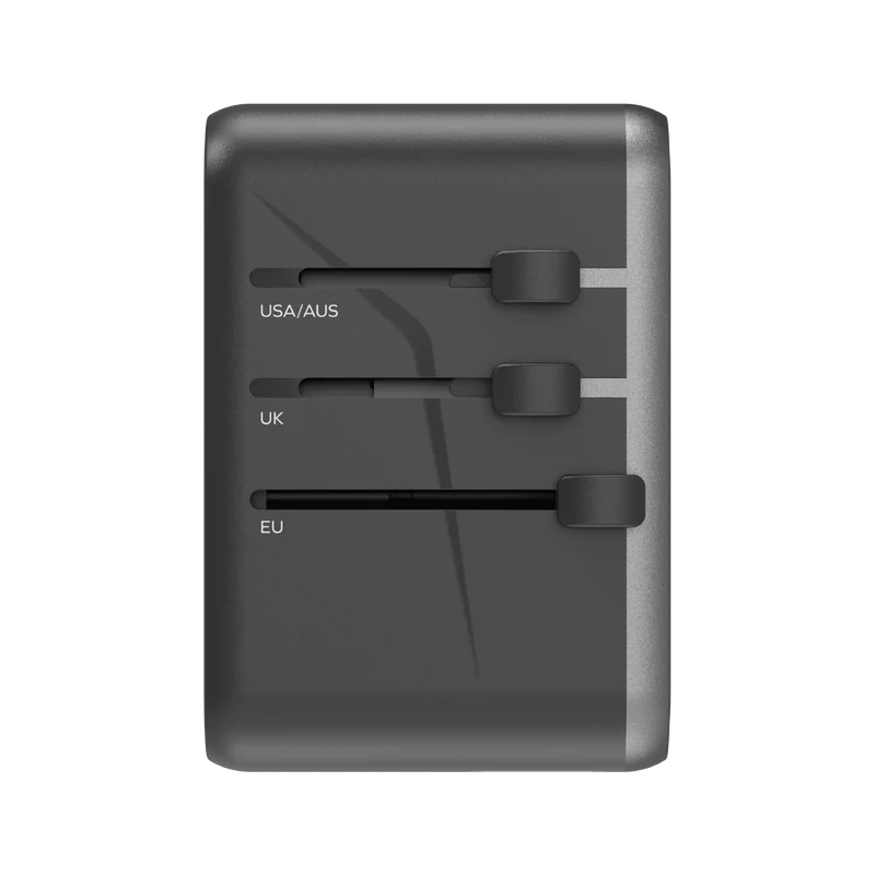 1-World  PD70W GaN AC Travel Adaptor