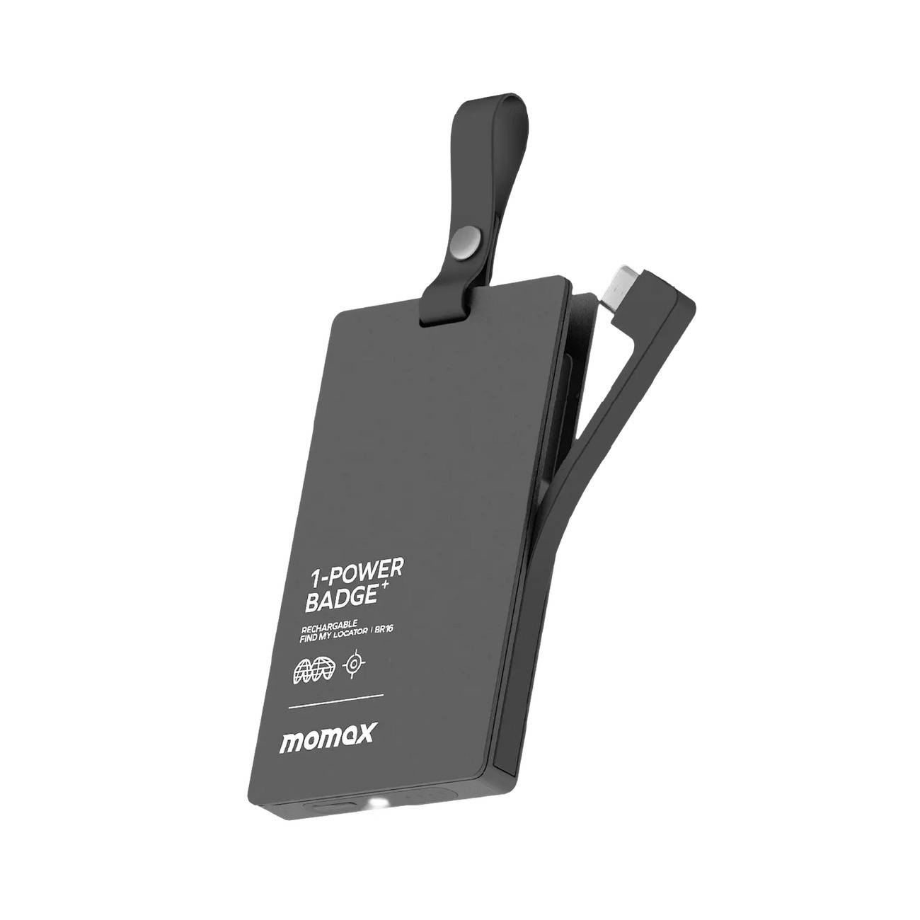 1-Power Badge+ Emergency Power Bank With Find My Locator