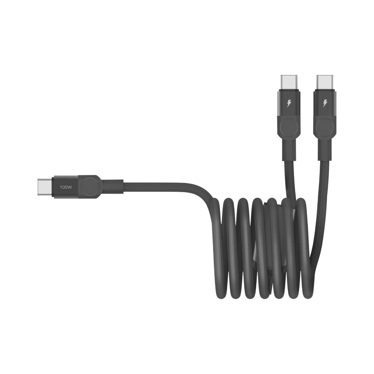 Mag.Link Magnetic USB-C to 2 USB-Cs Cable 100W 2m