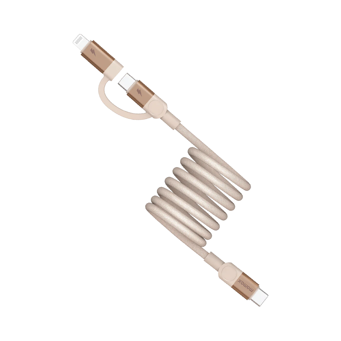 Mag.Link Duo Magnetic USB-C to USB-C & Lightning Cable 60W Up to 1m