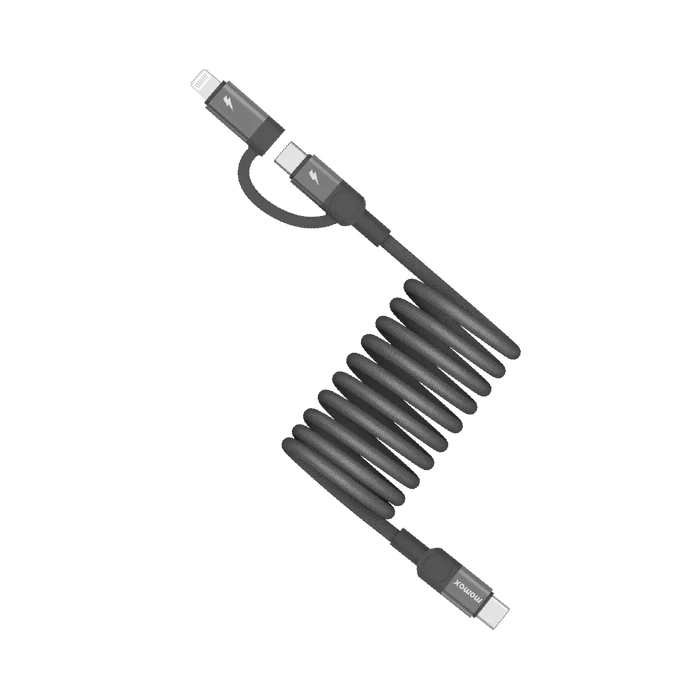 Mag.Link Duo Magnetic USB-C to USB-C & Lightning Cable 60W Up to 2m