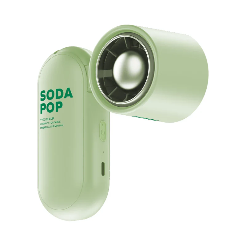 1° Go Clamp Compact Foldable Umbrella-Clip Mini Fan
