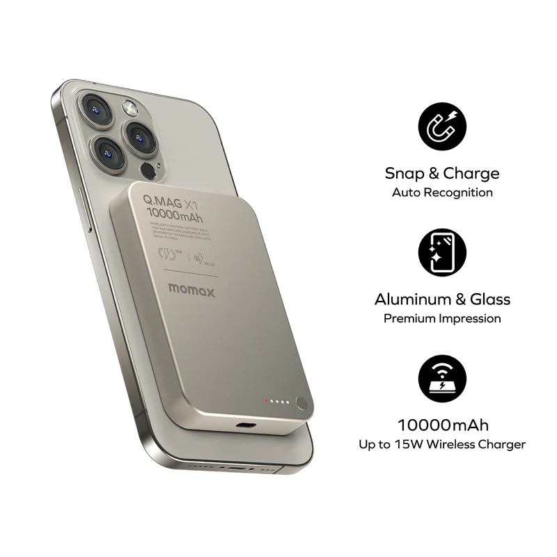 Q.Mag X1 10000mAh Magsafe Wireless Battery Pack