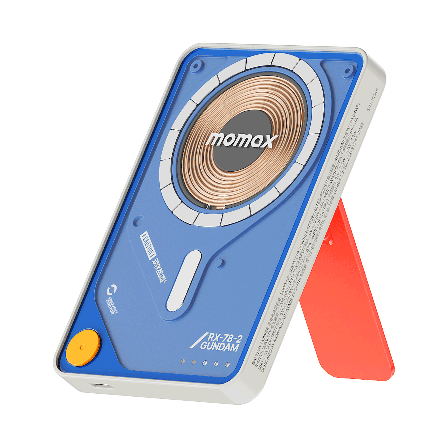1-Power X Pro Magnetic Wireless Power Bank 5000mAh With Built-In USB-C Cable - Limited Edition