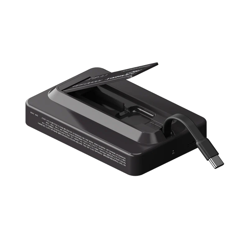 1-Power X Pro+ Magnetic Wireless Battery Pack (10,000mAh) with Built-in USB-C Cable