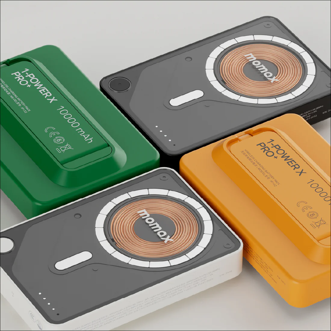 1-Power X Pro+ Magnetic Wireless Battery Pack (10,000mAh) with Built-in USB-C Cable