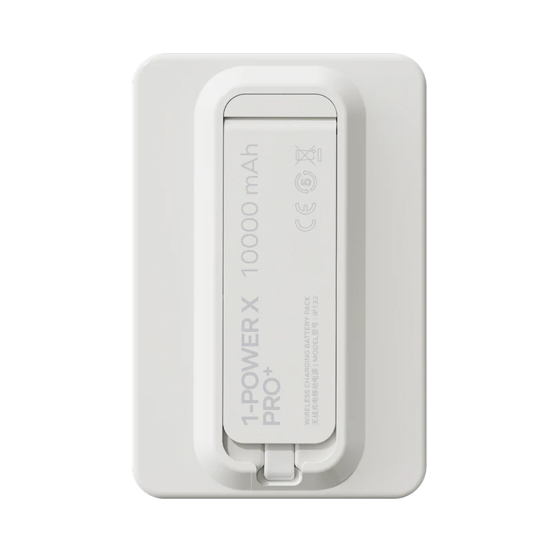 1-Power X Pro+ Magnetic Wireless Battery Pack (10,000mAh) with Built-in USB-C Cable